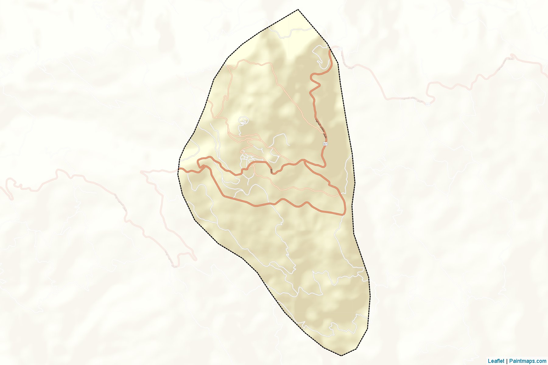 Al Mahwait City (Al Mahwit) Map Cropping Samples-2