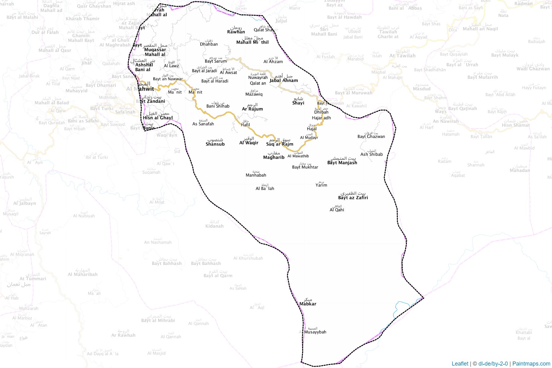 Ar Rujum (Al Mahwit) Map Cropping Samples-1