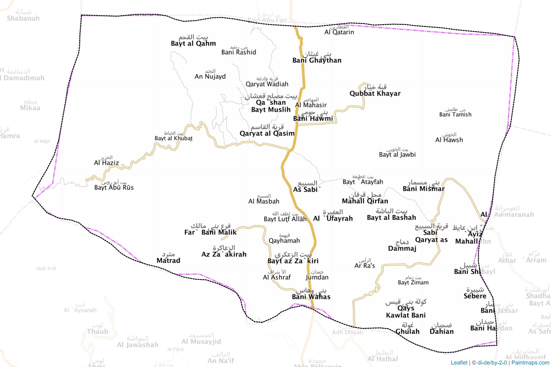 Bani Suraim (Amran) Map Cropping Samples-1