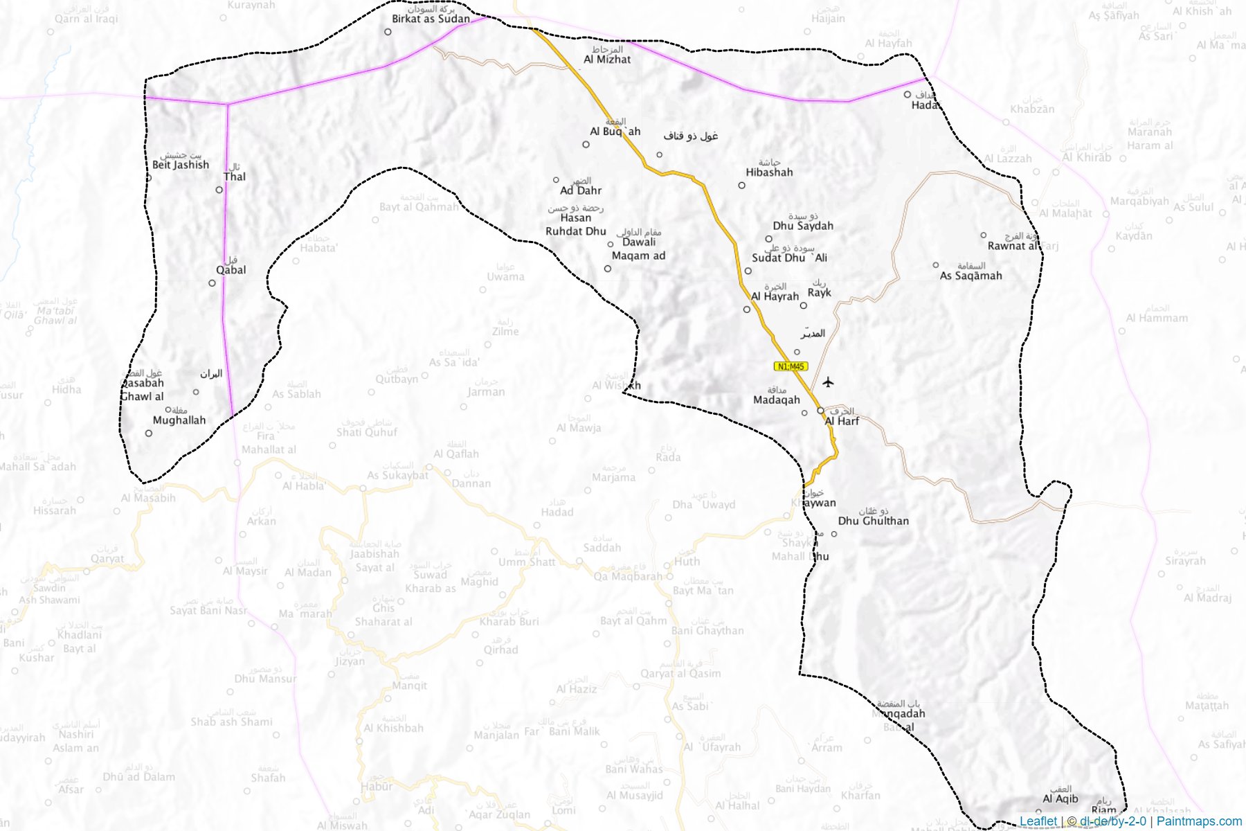 Harf Sufyan (Amran) Map Cropping Samples-1