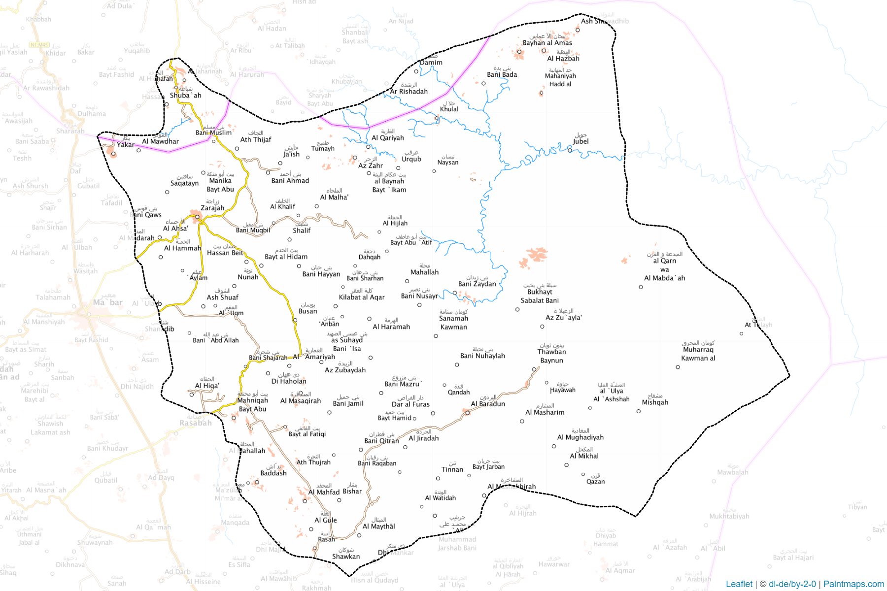 Al Hada (Dhamar) Map Cropping Samples-1