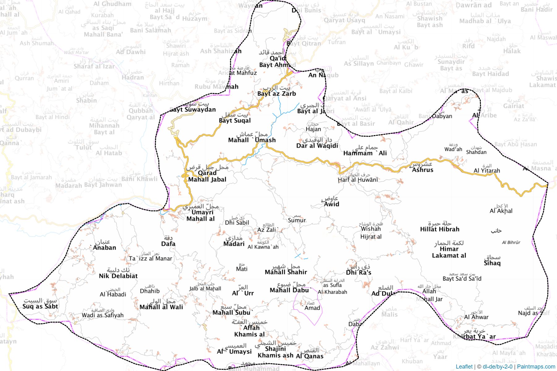 Al Manar (Zamar ili) Haritası Örnekleri-1