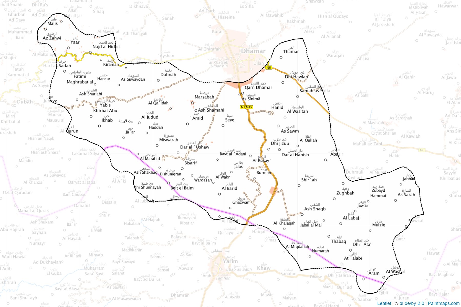 Muestras de recorte de mapas Anss (Dhamar)-1