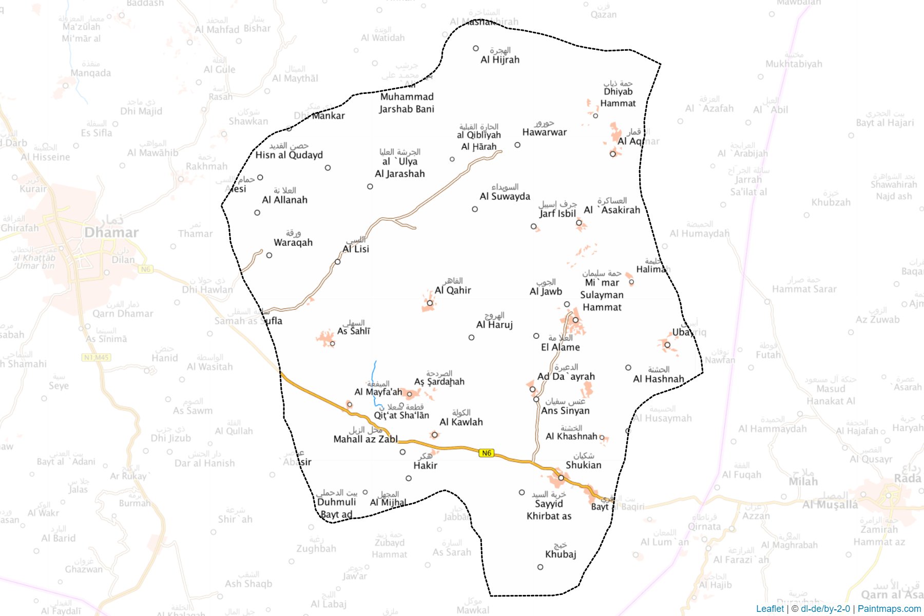 Mayfa'at Anss (Zamar ili) Haritası Örnekleri-1