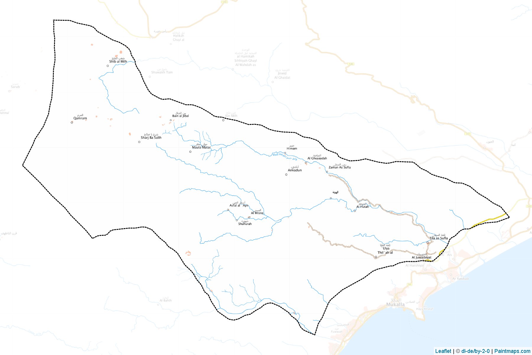 Al Mukalla (Hadramawt) Map Cropping Samples-1