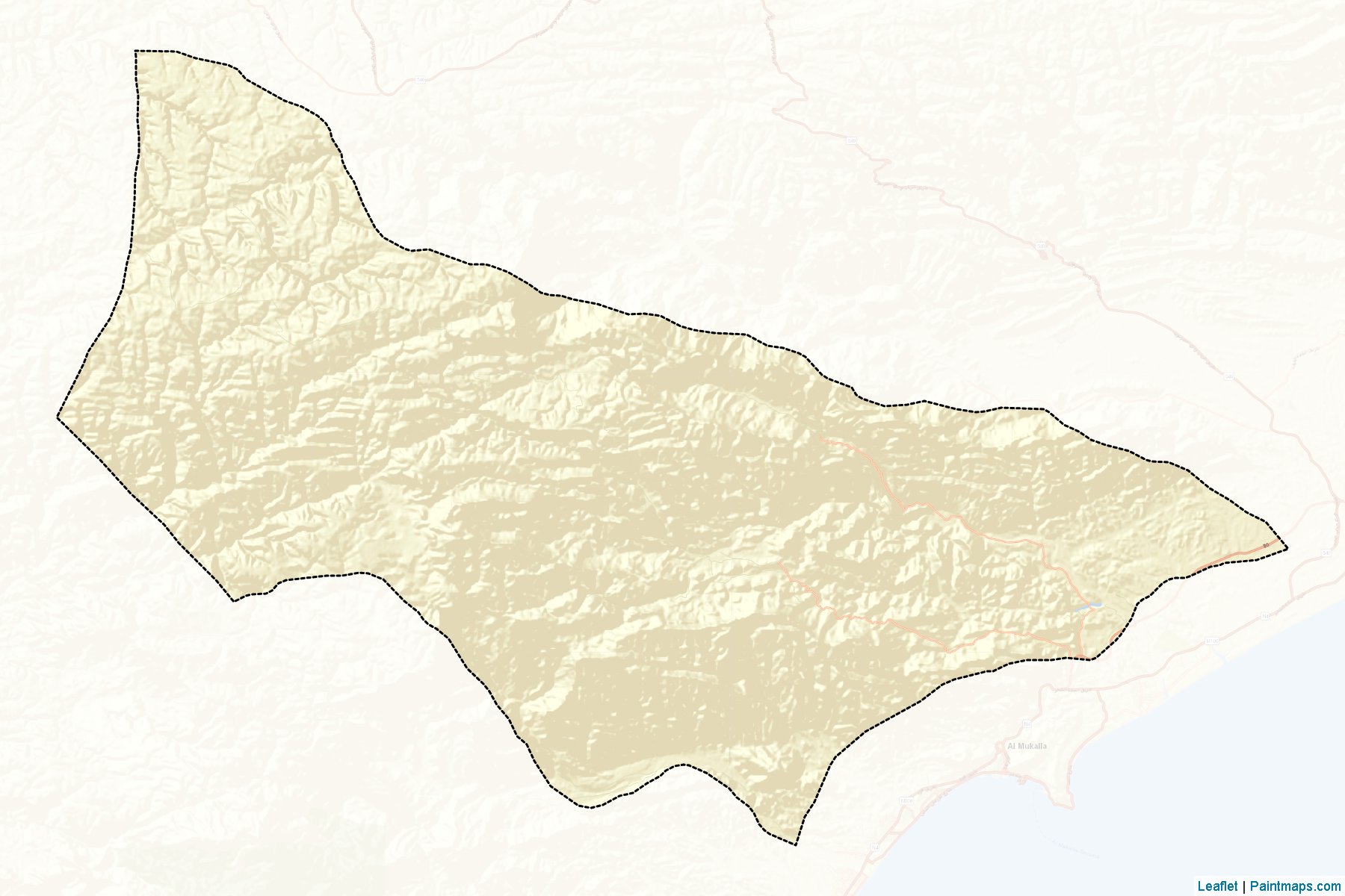 Al Mukalla (Hadramawt) Map Cropping Samples-2