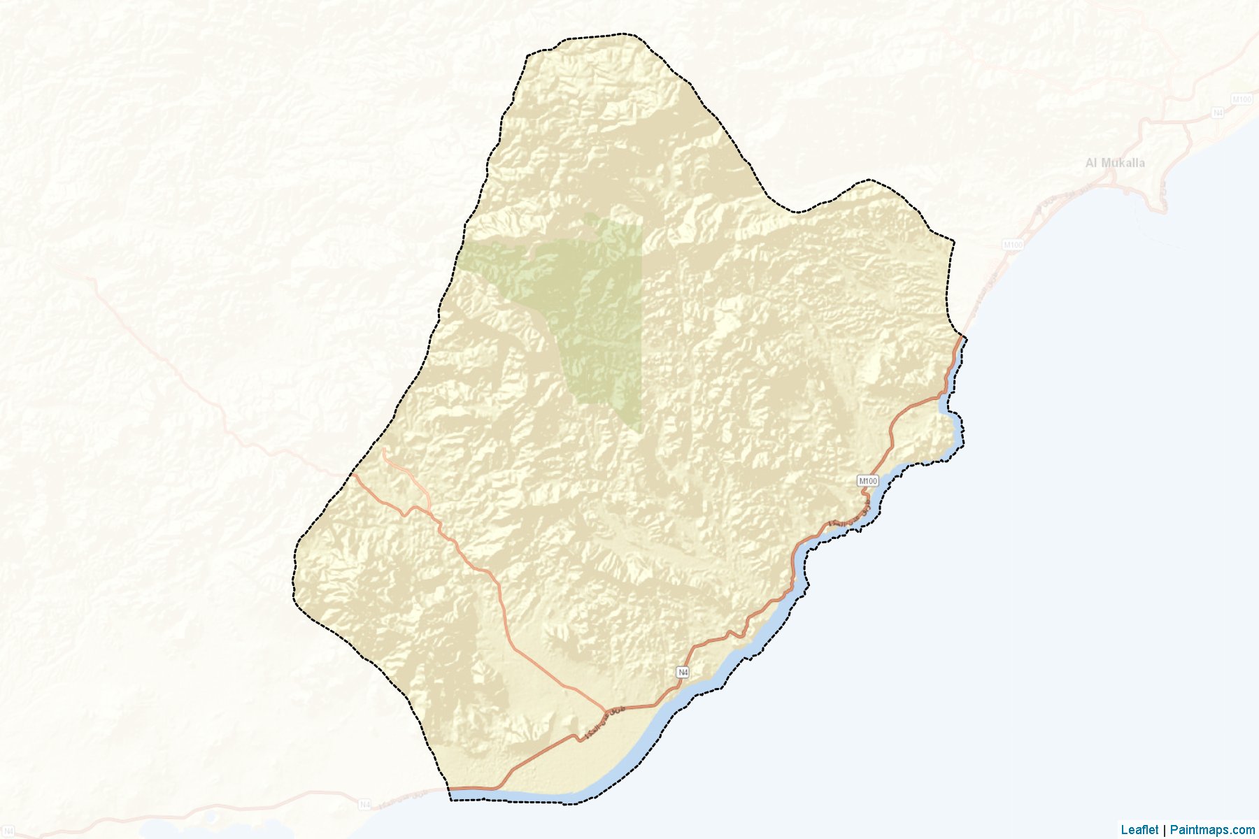 Muestras de recorte de mapas Brom Mayfa (Hadramawt)-2