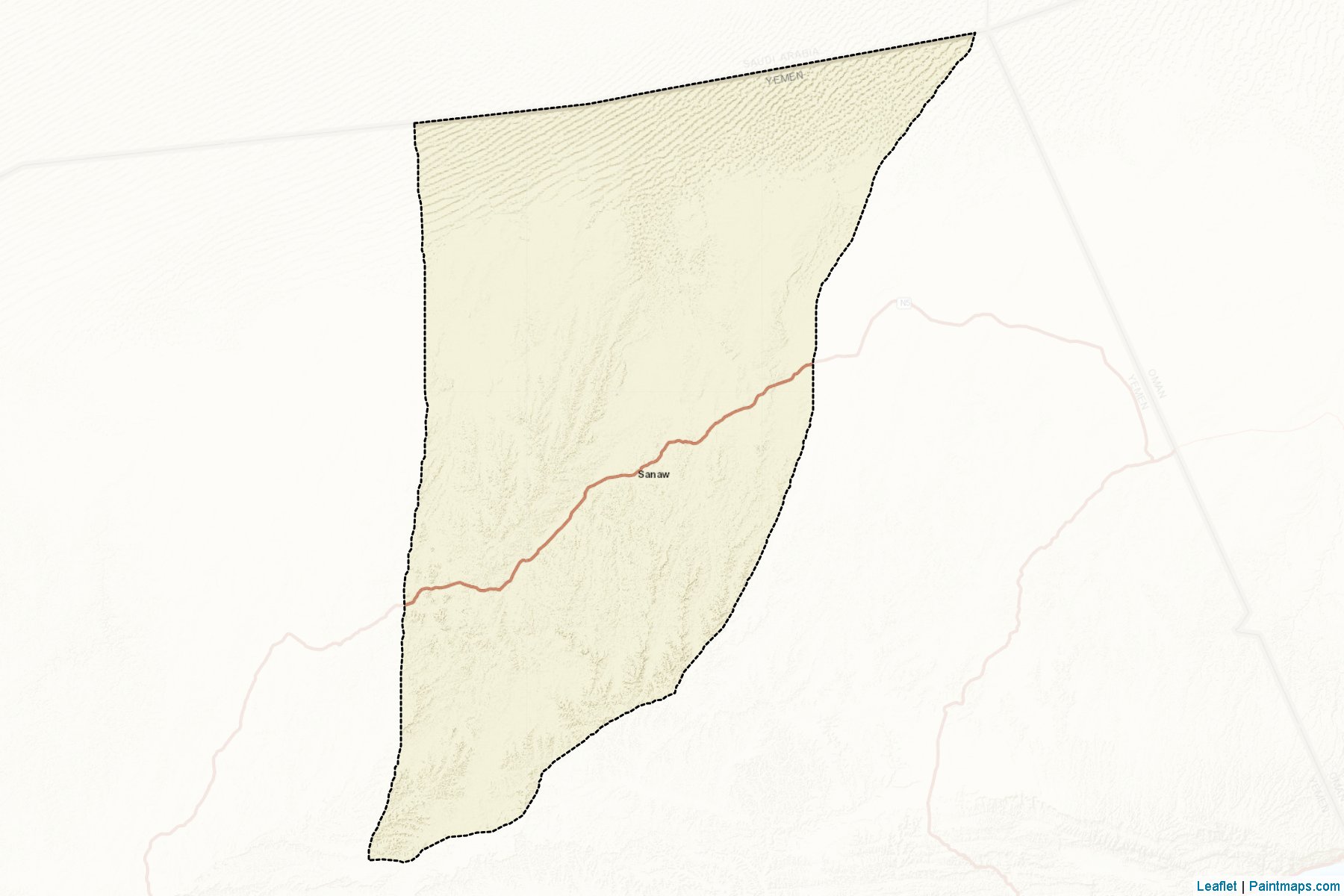 Muestras de recorte de mapas Rumah (Hadramawt)-2