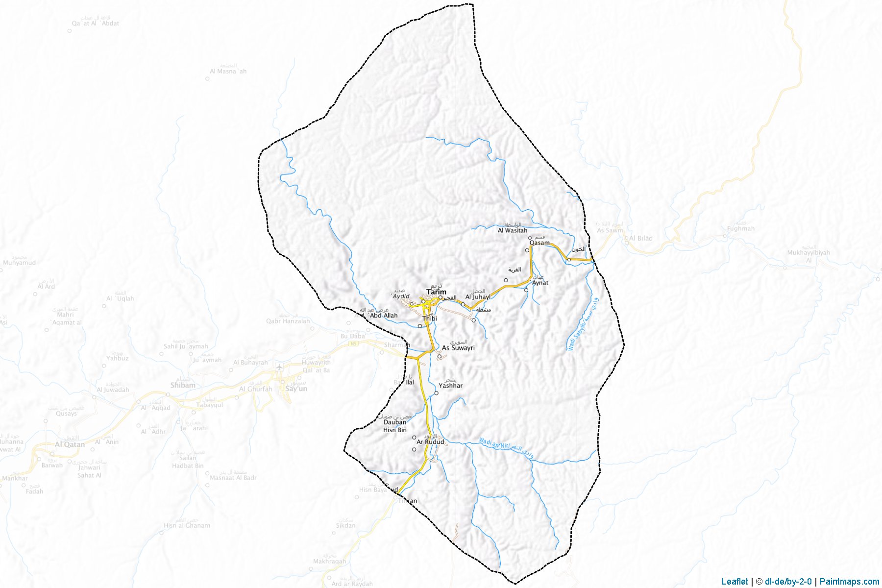 Tarim (Hadramawt) Map Cropping Samples-1