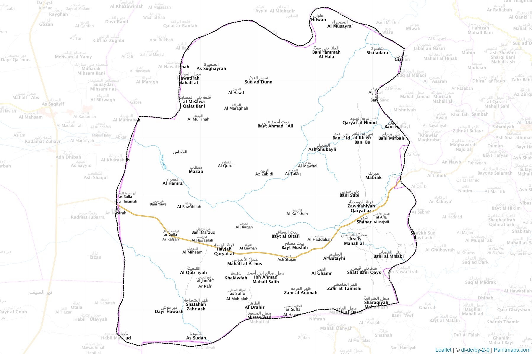 Bani Qa'is (Hajjah) Map Cropping Samples-1