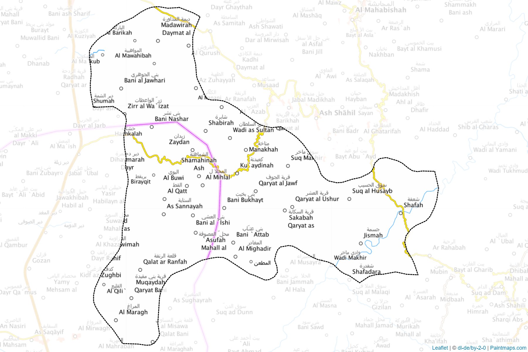 Ku'aydinah (Hajjah) Haritası Örnekleri-1