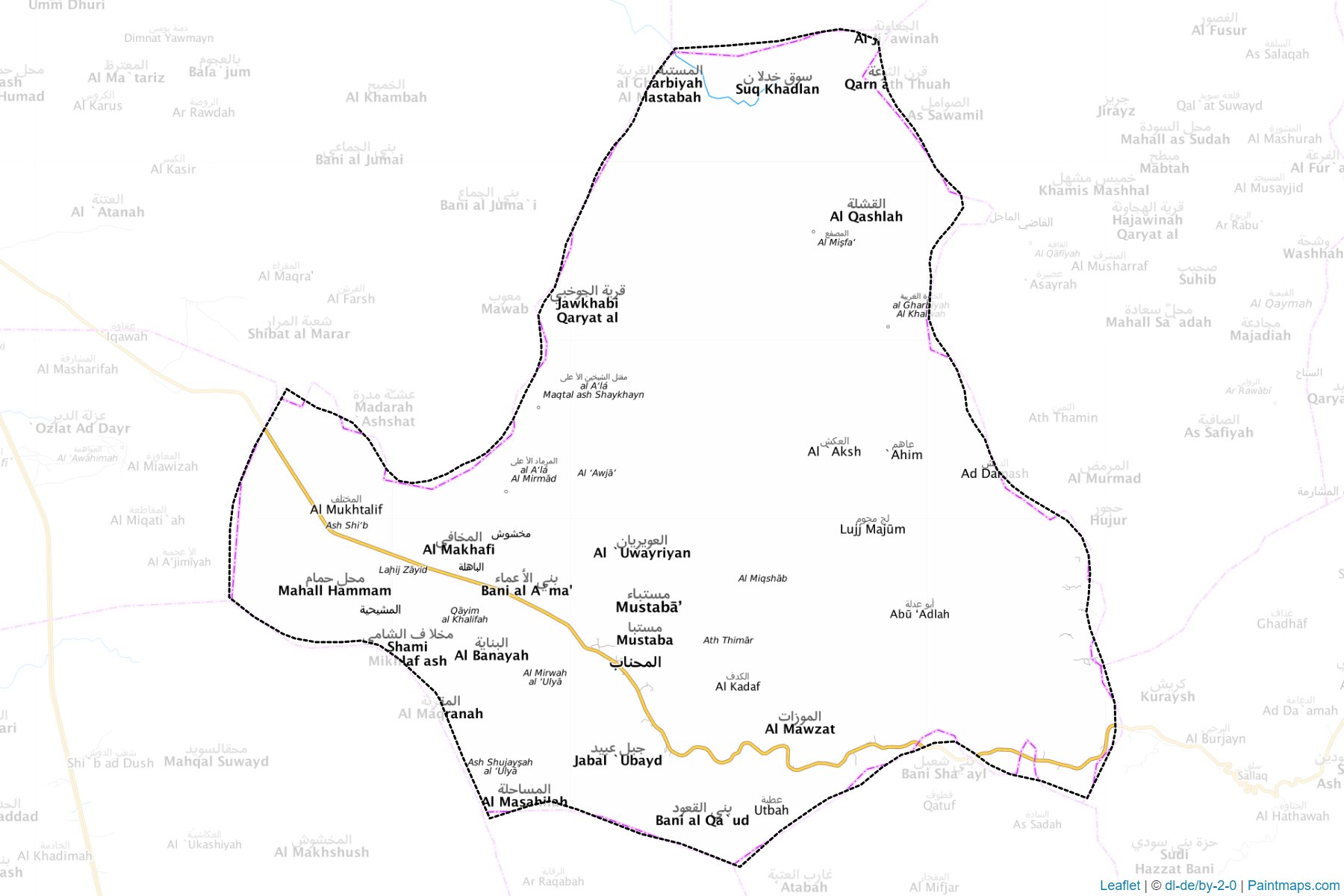 Muestras de recorte de mapas Mustaba (Hajjah)-1