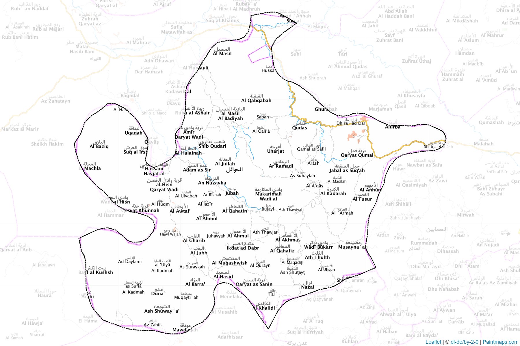 Far Al Udayn (İb ili) Haritası Örnekleri-1