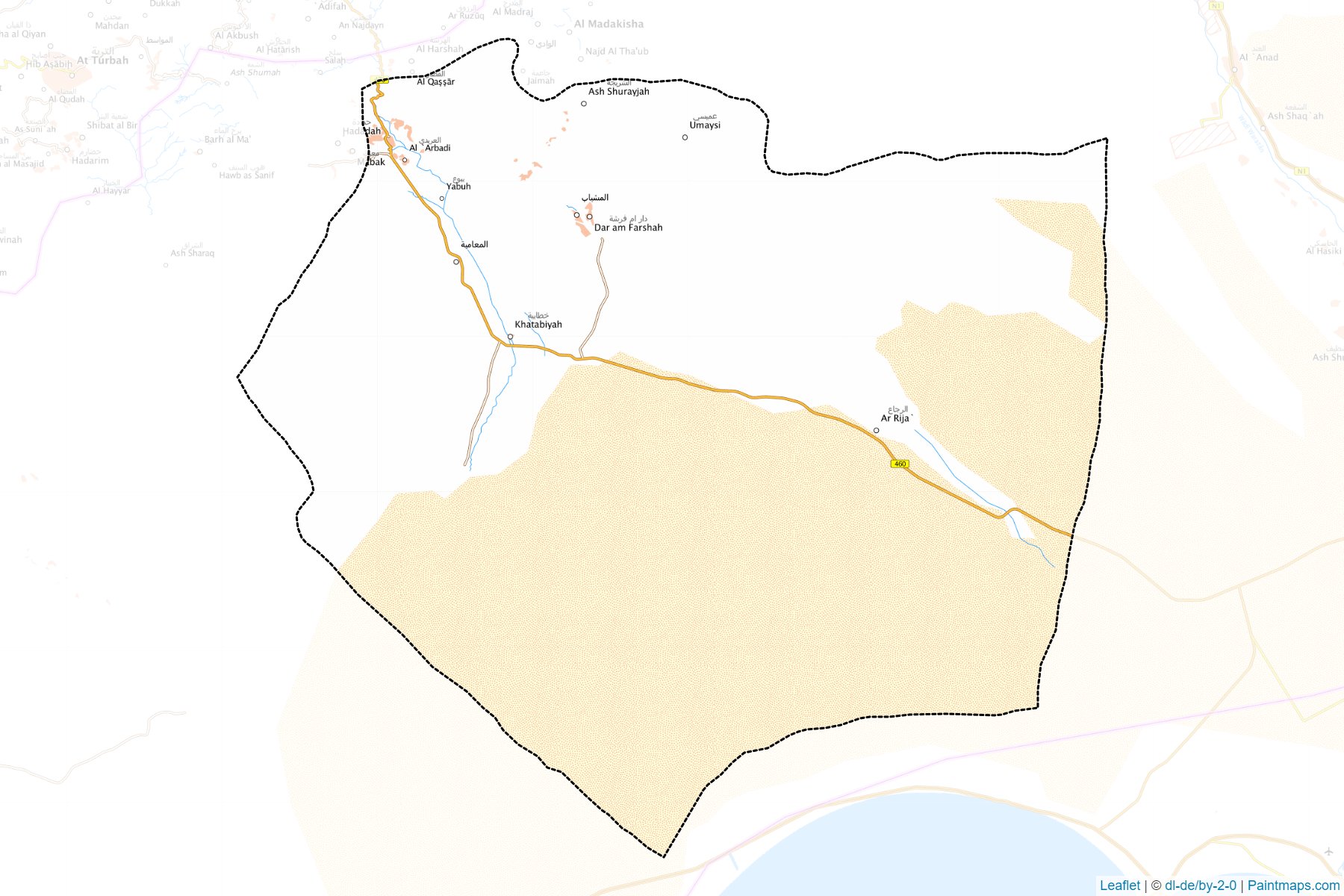 Tur Al Bahah (Lahij) Map Cropping Samples-1