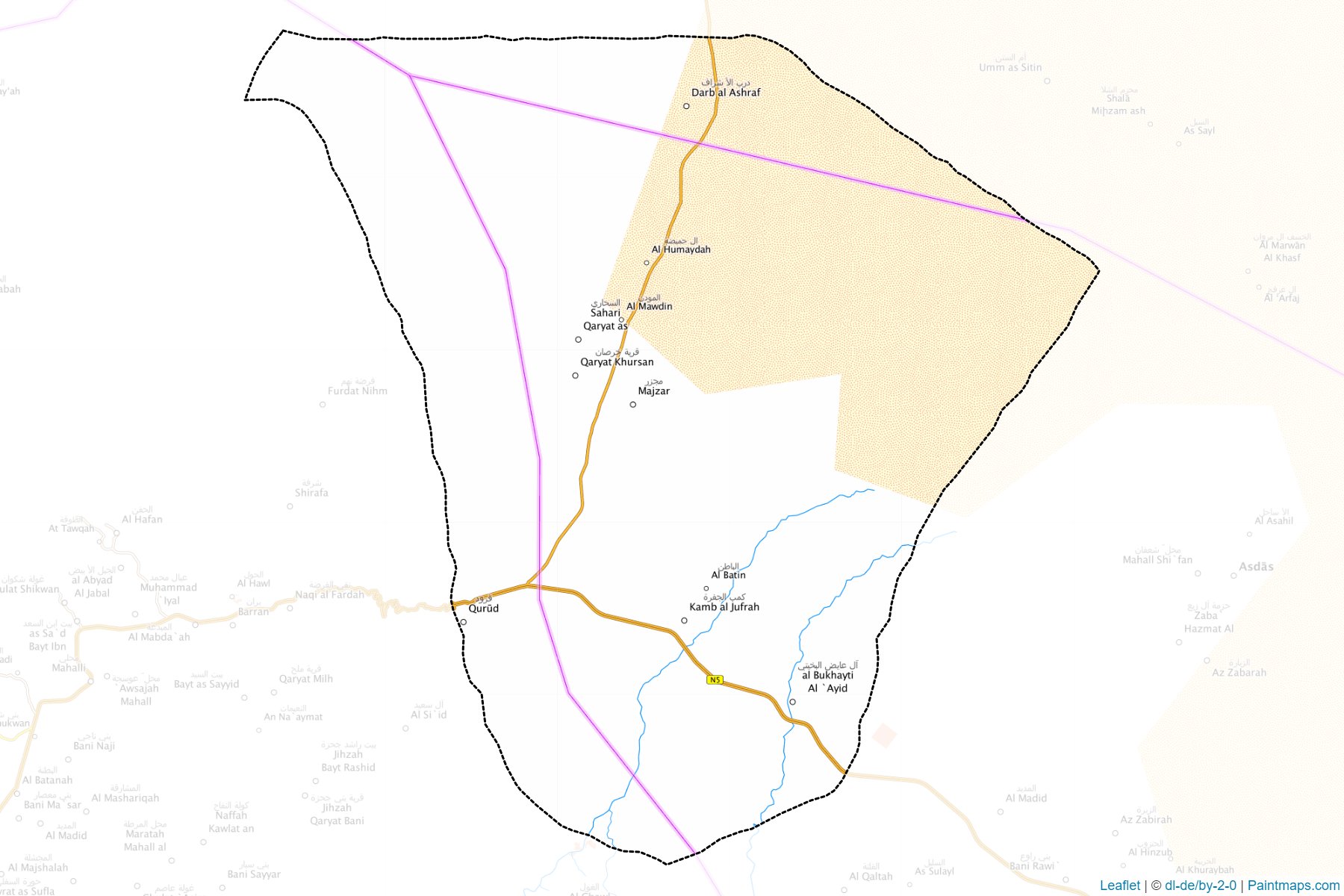 Majzar (Marib) Haritası Örnekleri-1