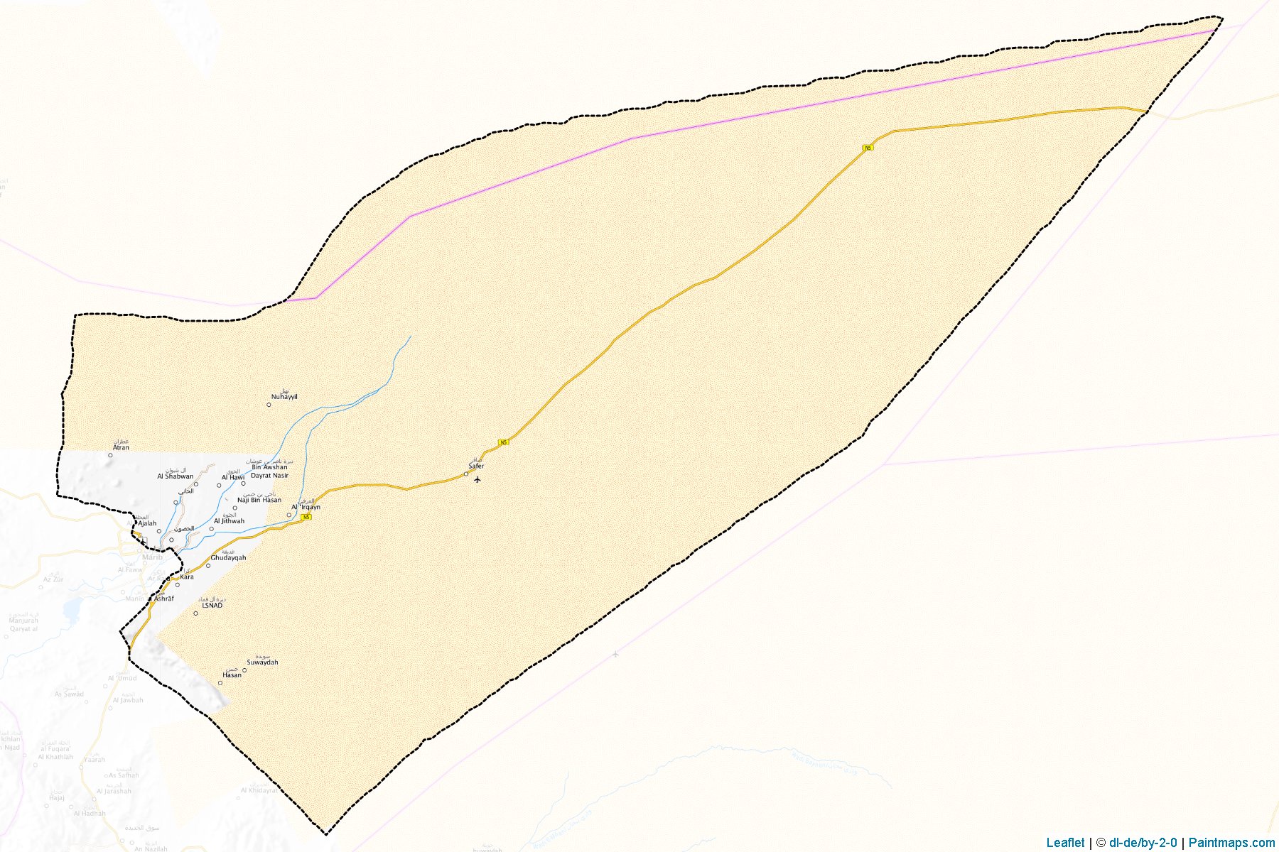 Marib (Marib) Haritası Örnekleri-1