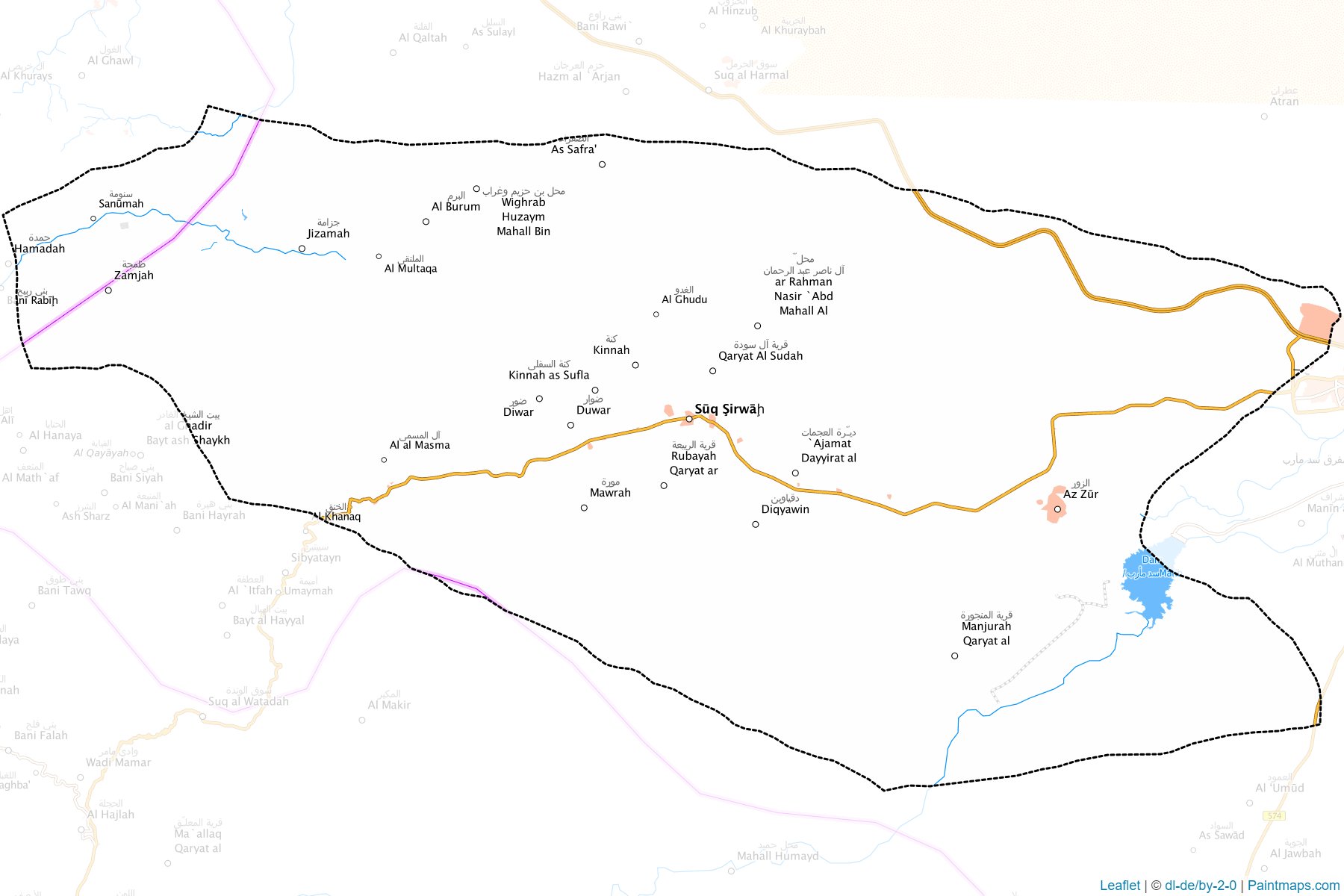 Sirwah (Marib) Haritası Örnekleri-1