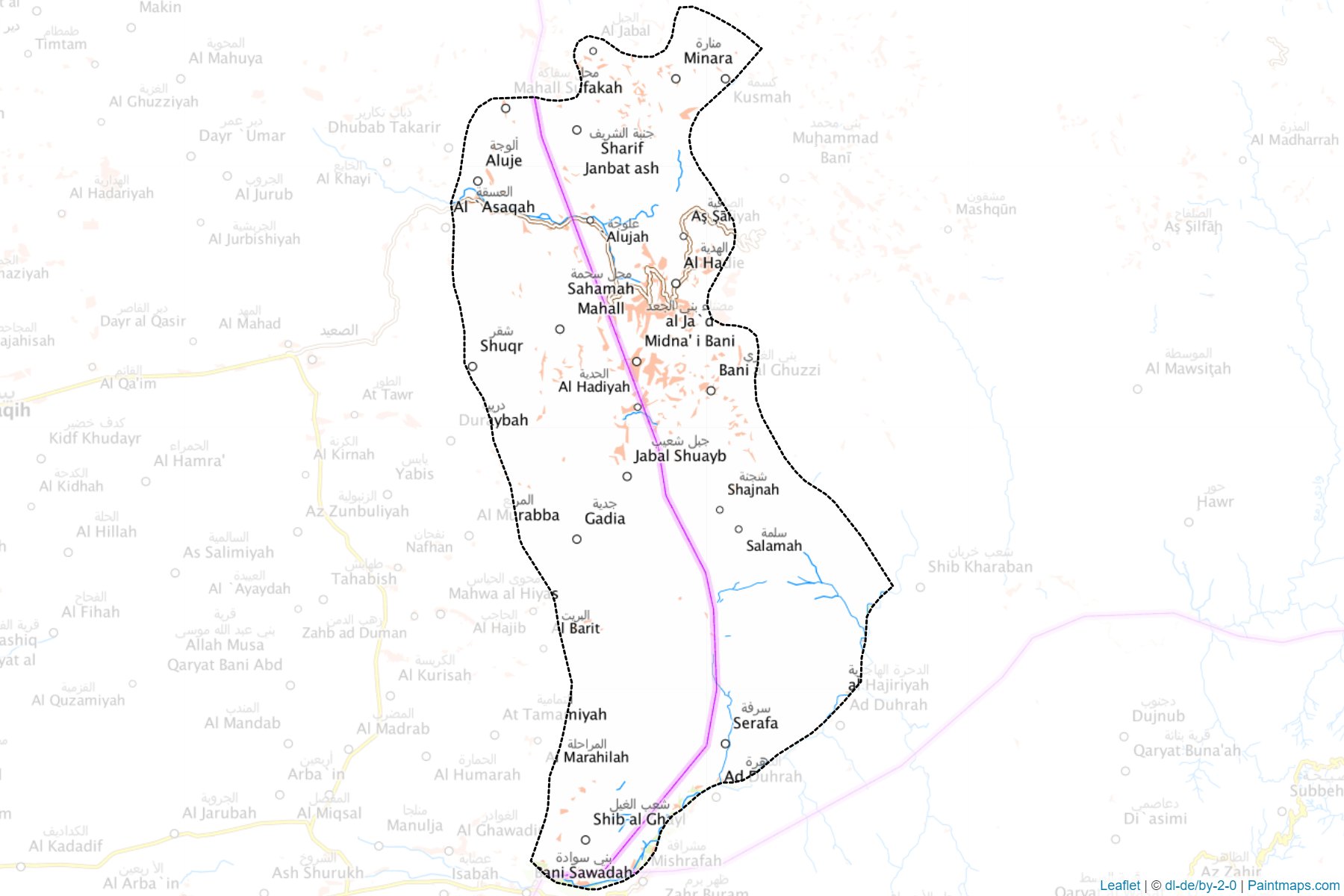 Al Jafariyah (Rayima ili) Haritası Örnekleri-1