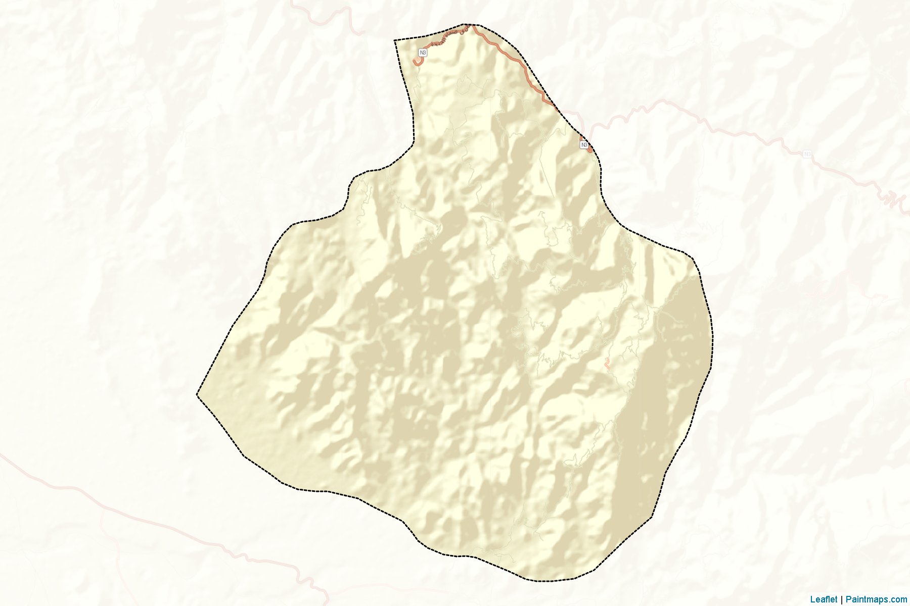 Muestras de recorte de mapas Sa'fan (Sana'a)-2