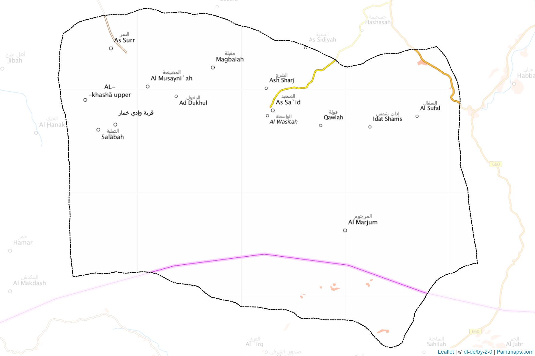 Muestras de recorte de mapas As Said (Shabwah)-1