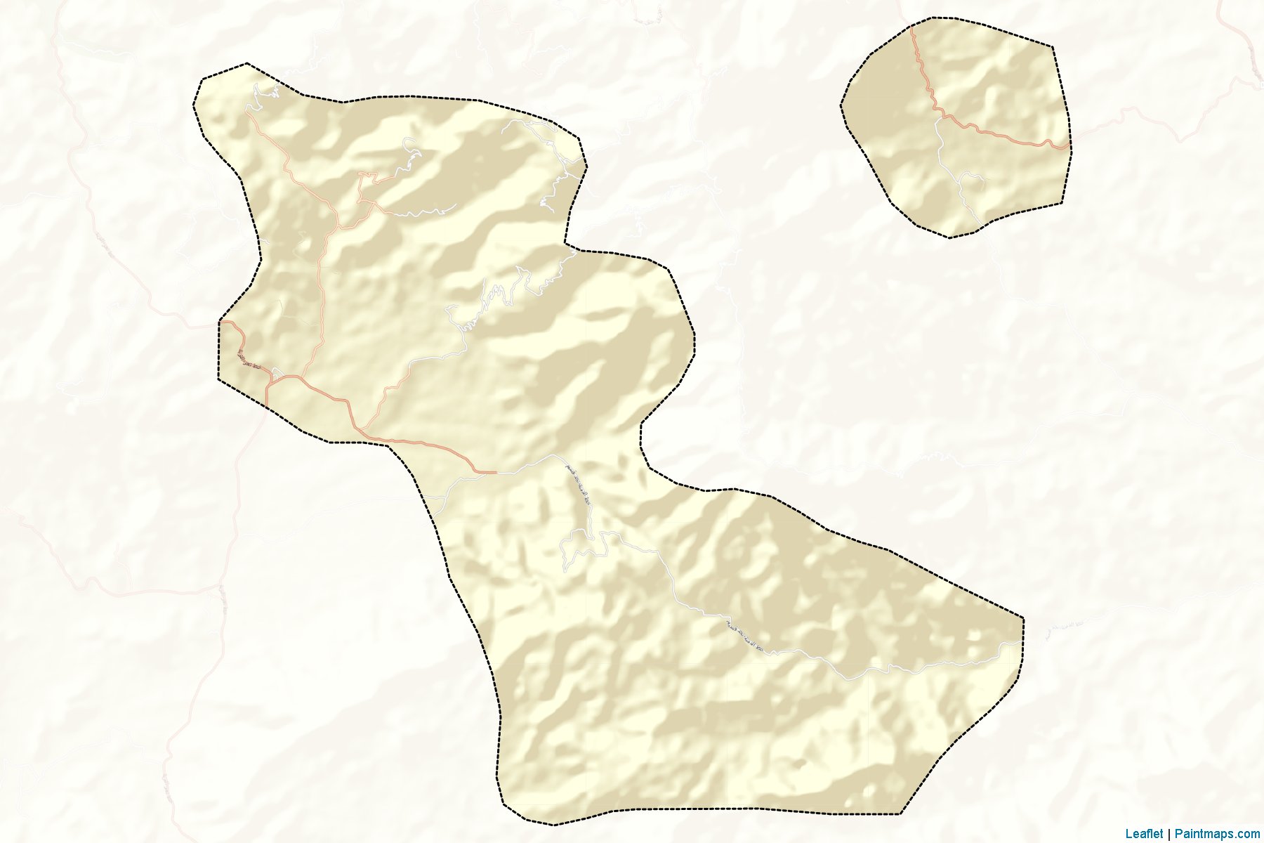 Muestras de recorte de mapas Al Misrakh (Ta`izz)-2