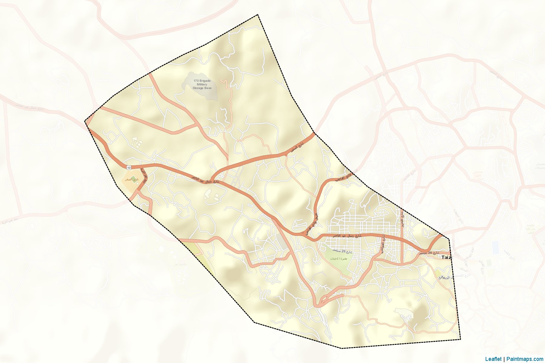 Al Mudhaffar (Ta`izz) Map Cropping Samples-2