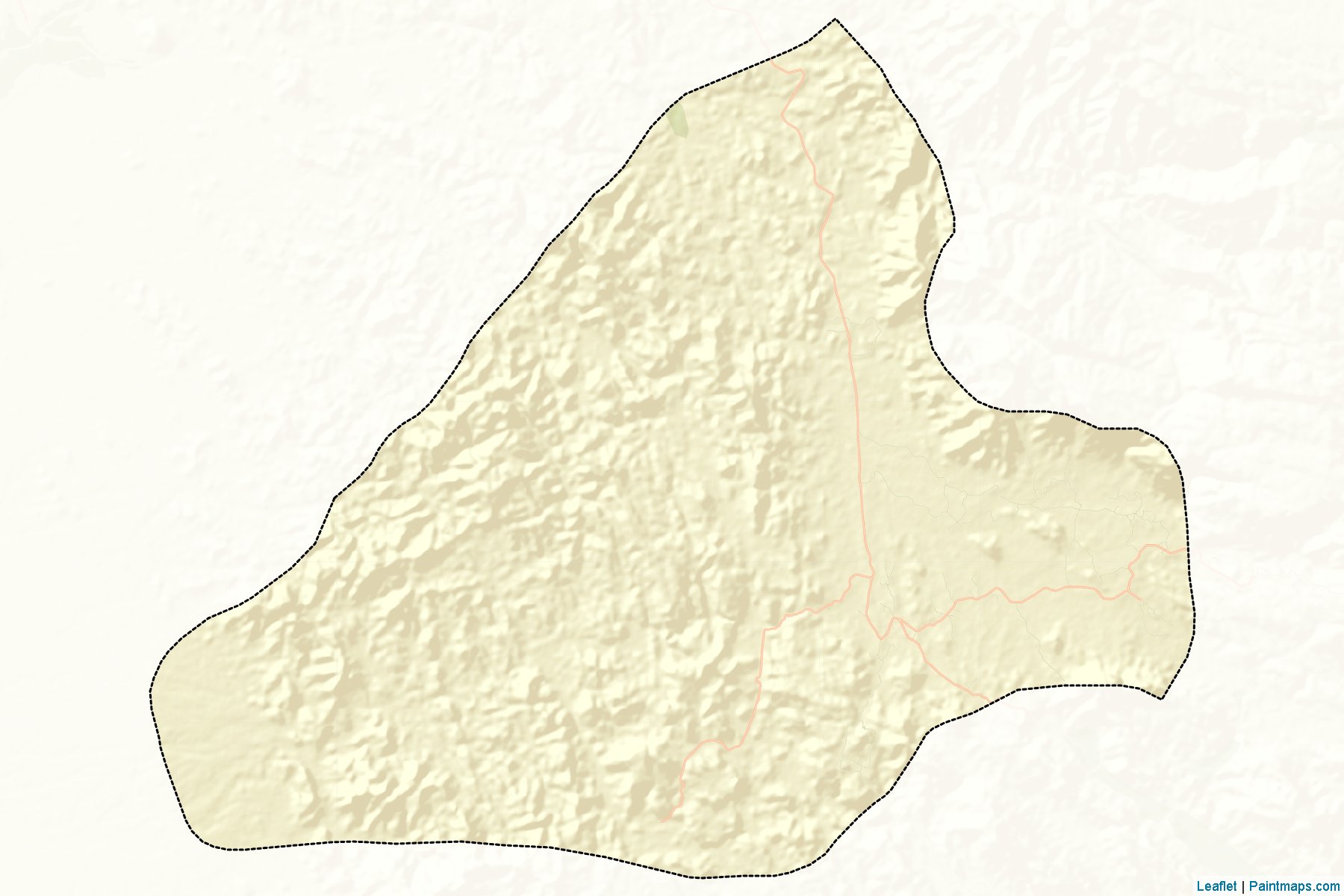 Muestras de recorte de mapas Al Wazi'iyah (Ta`izz)-2