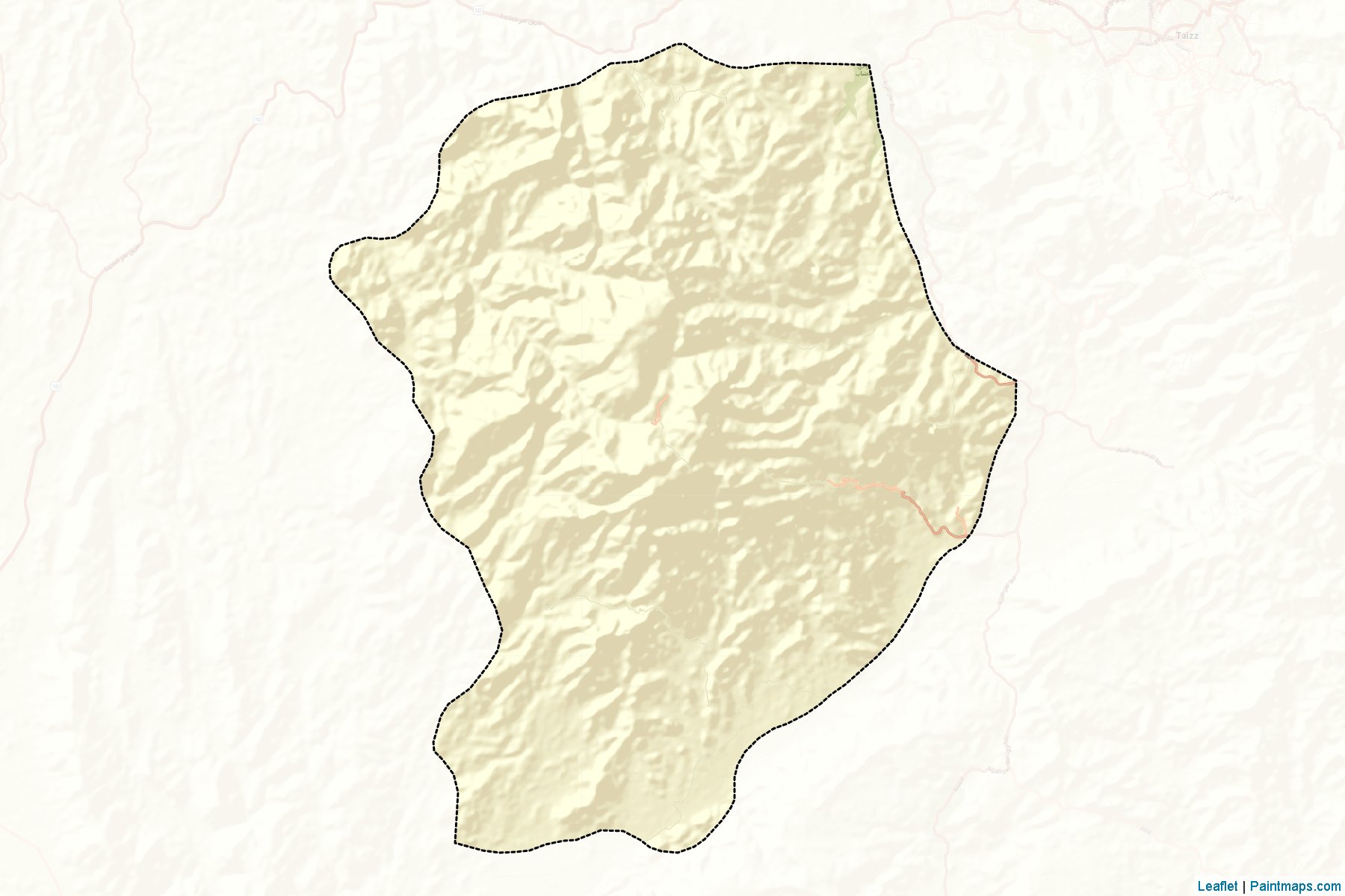 Muestras de recorte de mapas Jabal Habashy (Ta`izz)-2