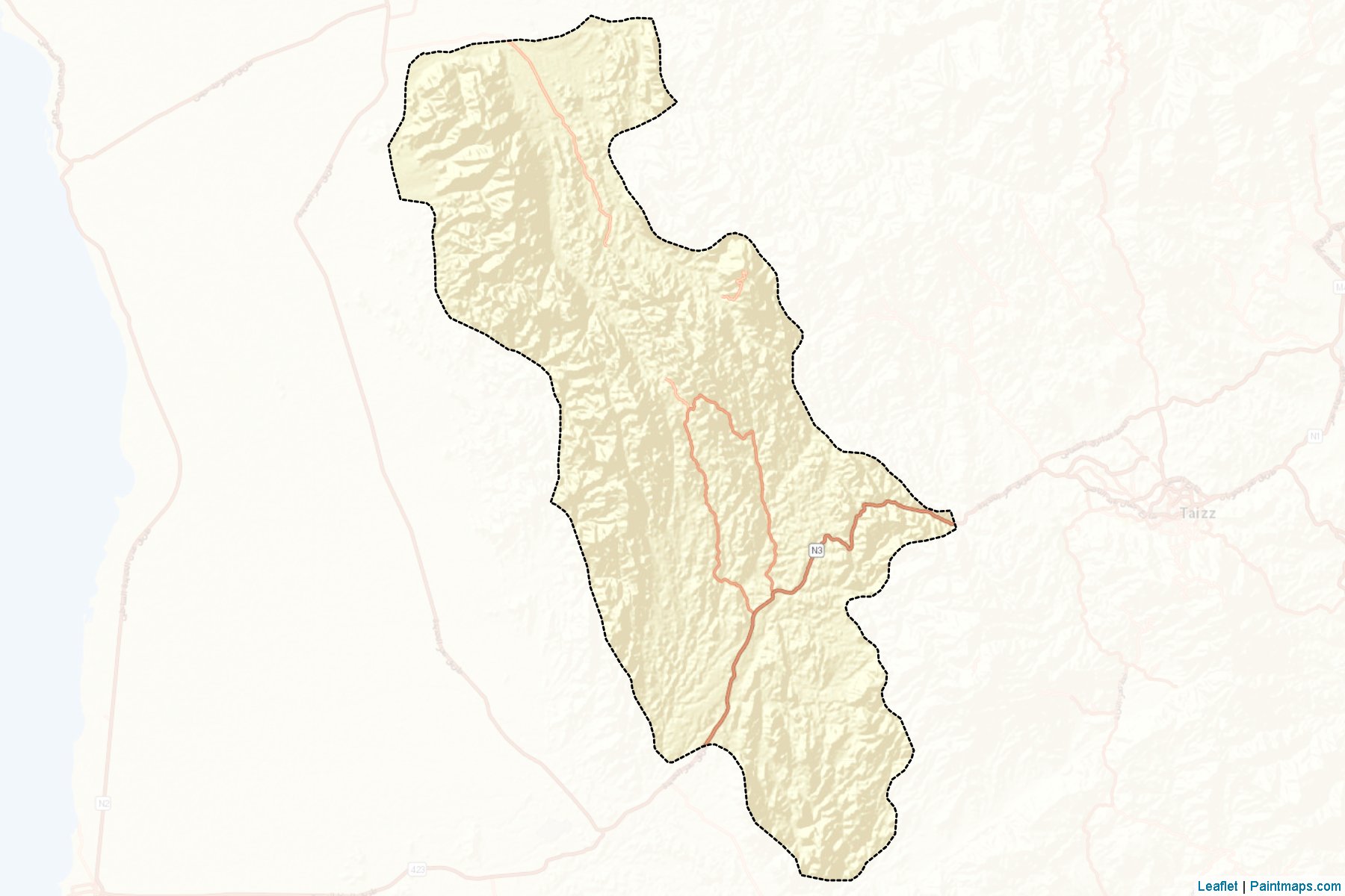 Maqbanah (Taiz ili) Haritası Örnekleri-2