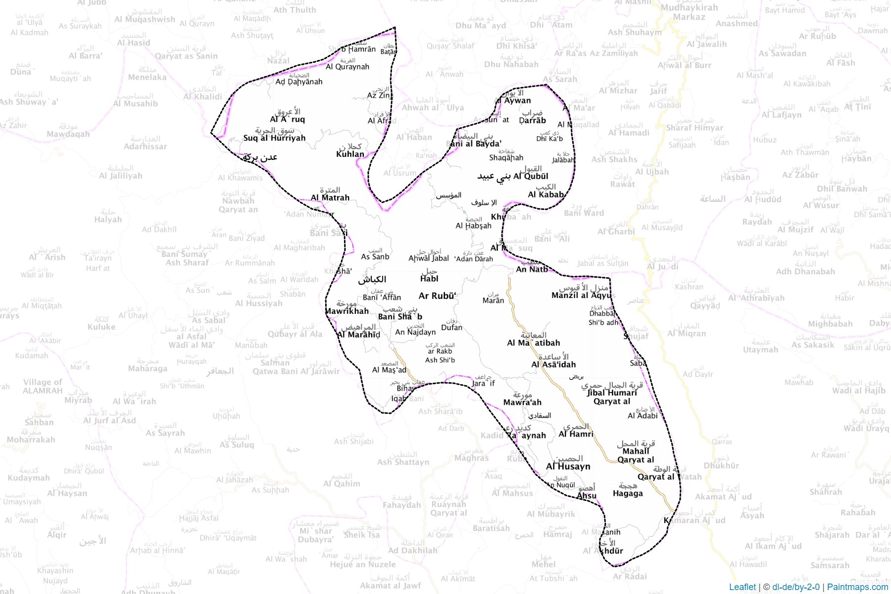 Shara'b As Salam (Ta`izz) Map Cropping Samples-1