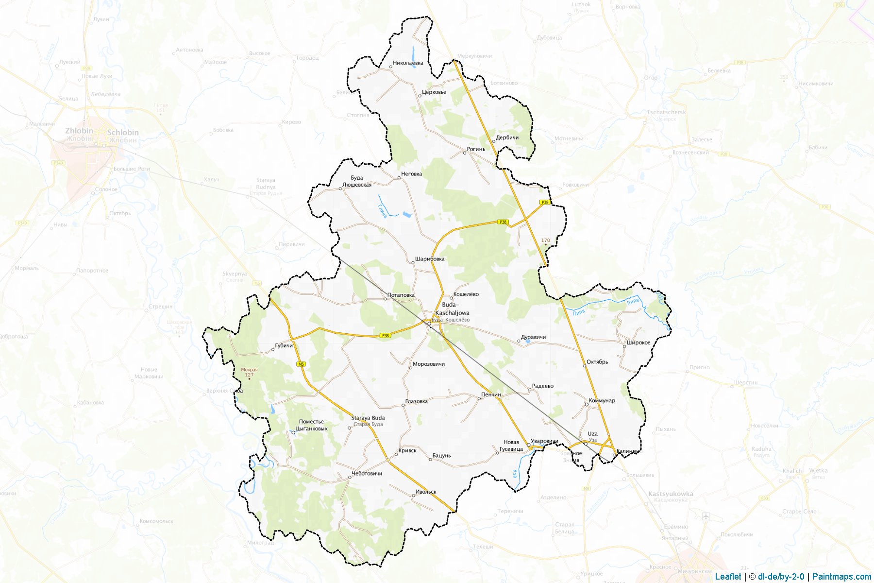 Buda-Kashalyova (Homyel'skaya Voblasts') Map Cropping Samples-1