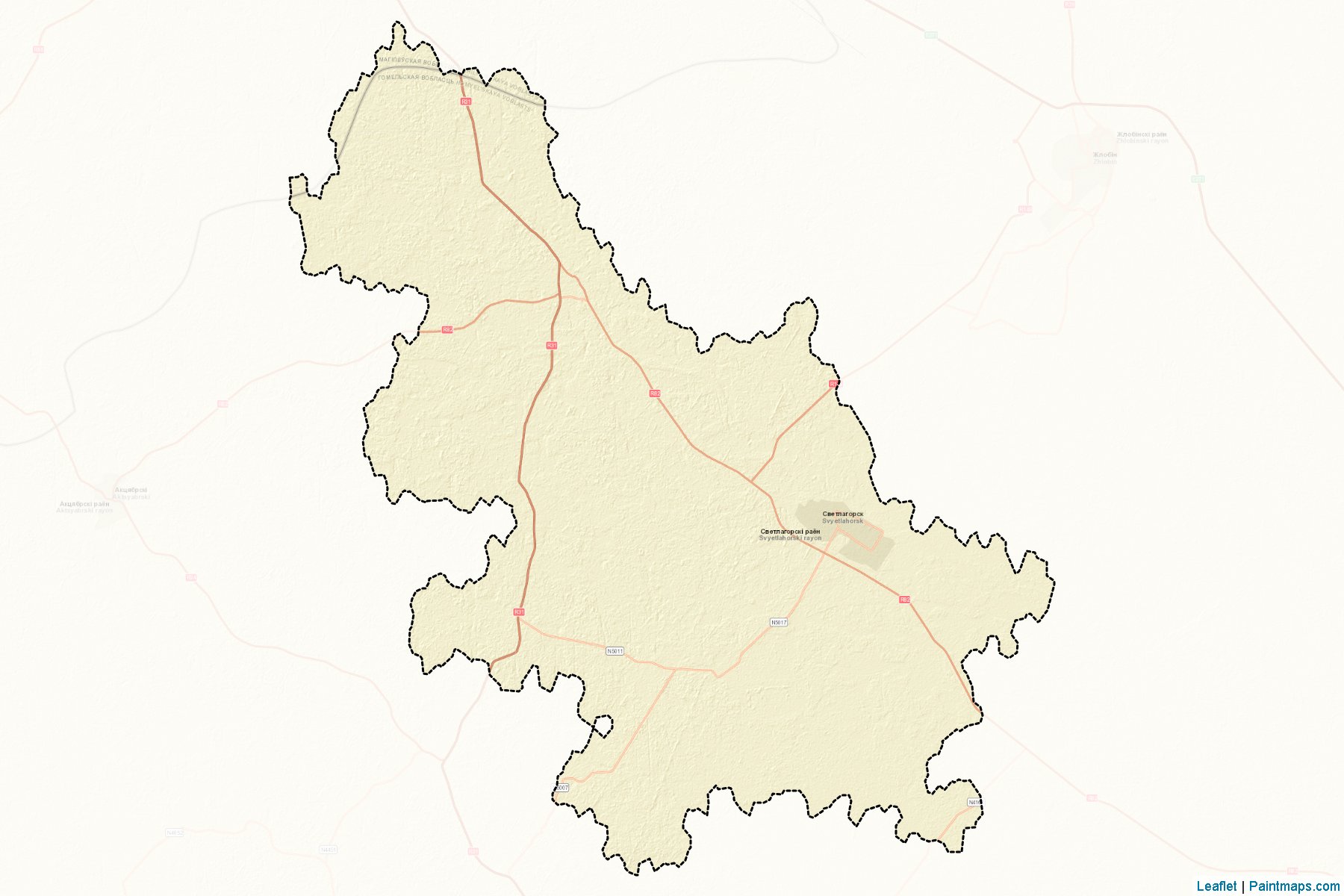 S'vyetlahorsk (Homyel'skaya Voblasts') Map Cropping Samples-2