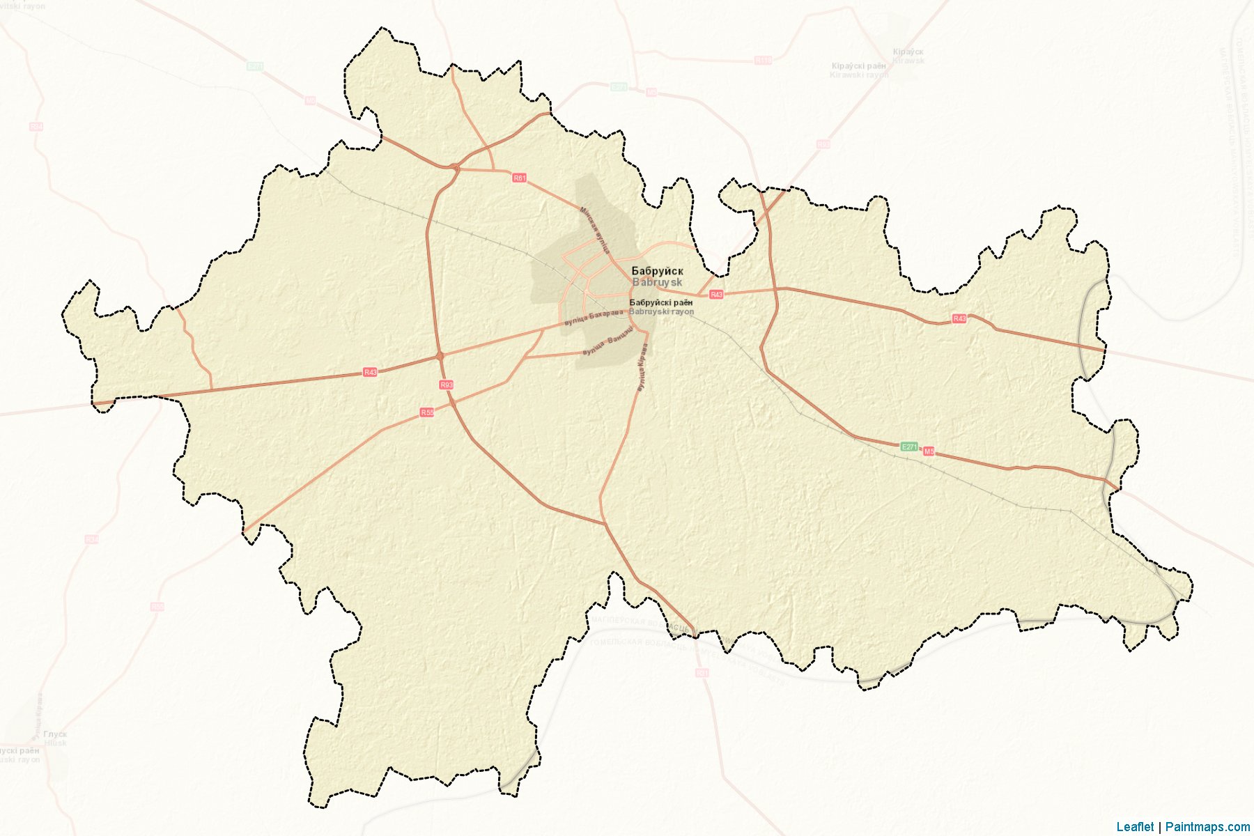 Babruysk (Mahilyowskaya Voblasts') Map Cropping Samples-2