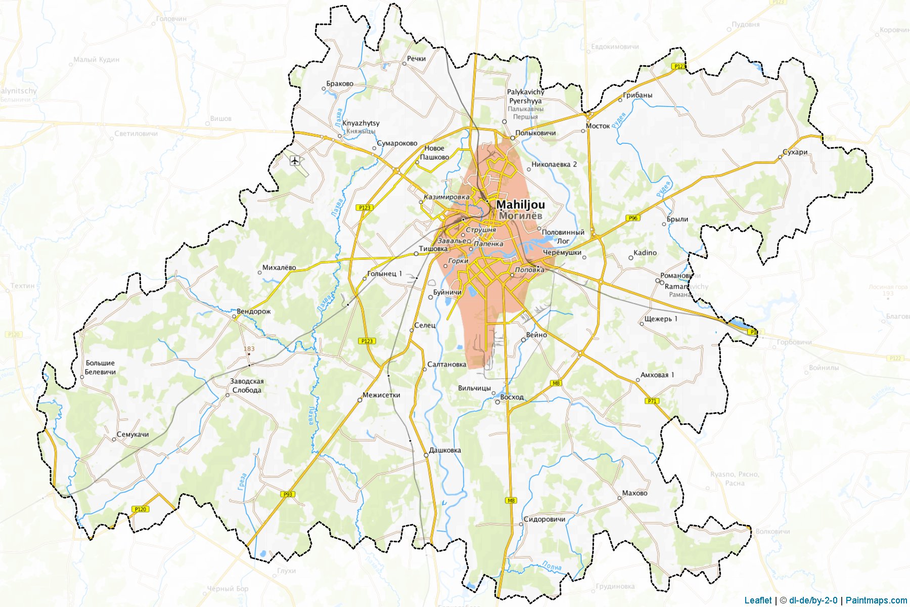 Mahilyow (Mahilyowskaya Voblasts') Map Cropping Samples-1