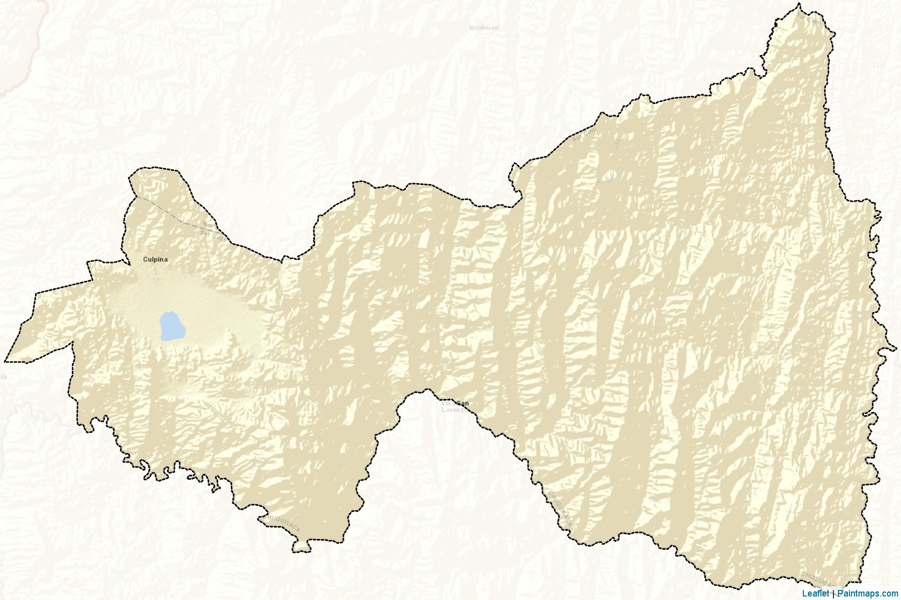 Muestras de recorte de mapas Sud Cinti (Chuquisaca)-2