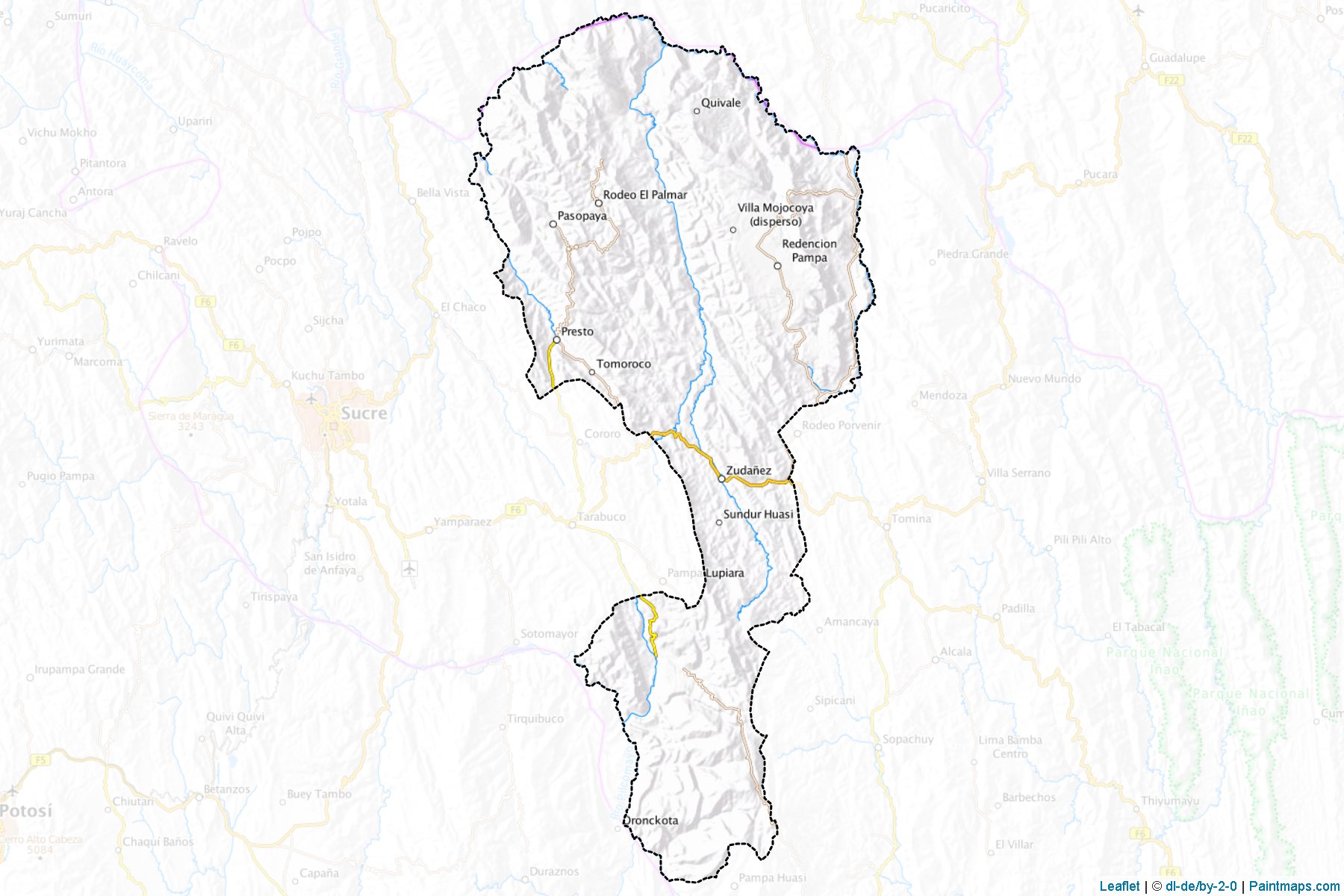 Zudanez (Chuquisaca) Map Cropping Samples-1