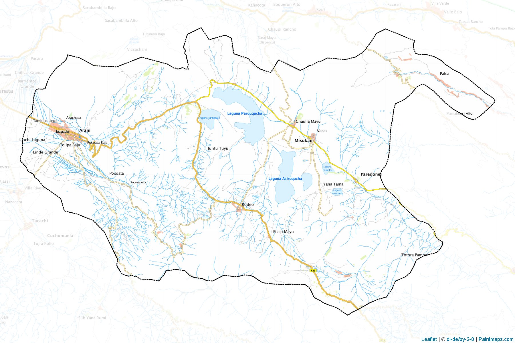 Muestras de recorte de mapas Arani (Cochabamba)-1