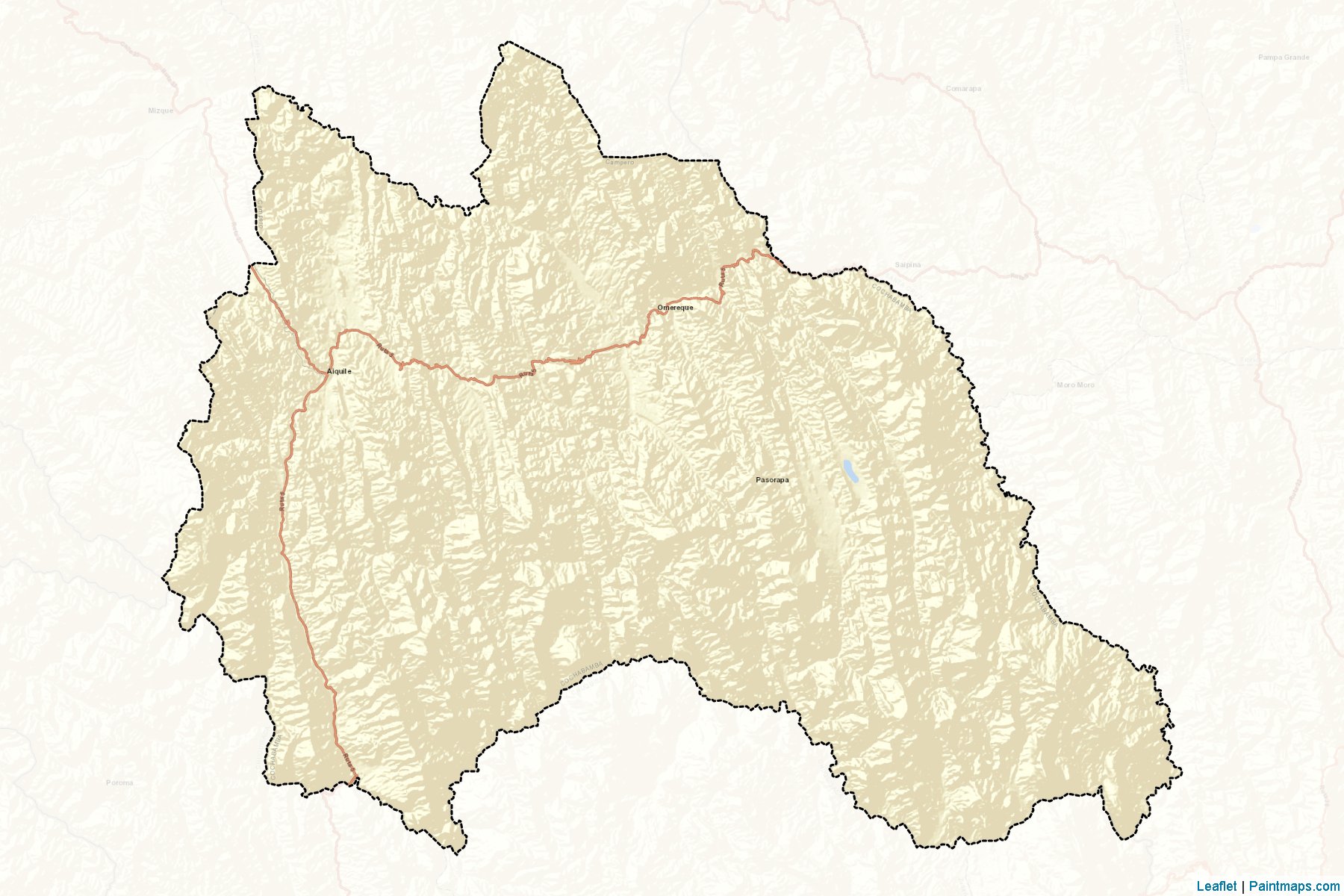 Muestras de recorte de mapas Campero (Cochabamba)-2