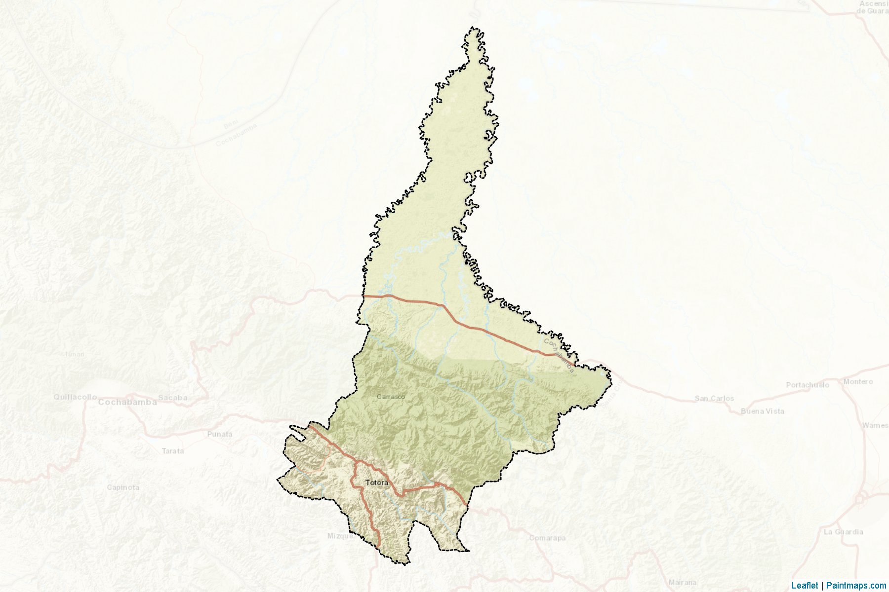 Carrasco (Cochabamba) Map Cropping Samples-2