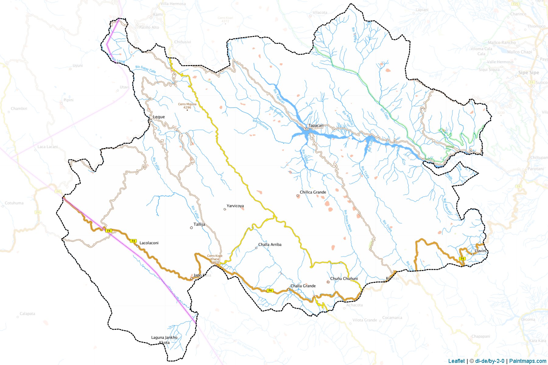 Muestras de recorte de mapas Tapacari (Cochabamba)-1