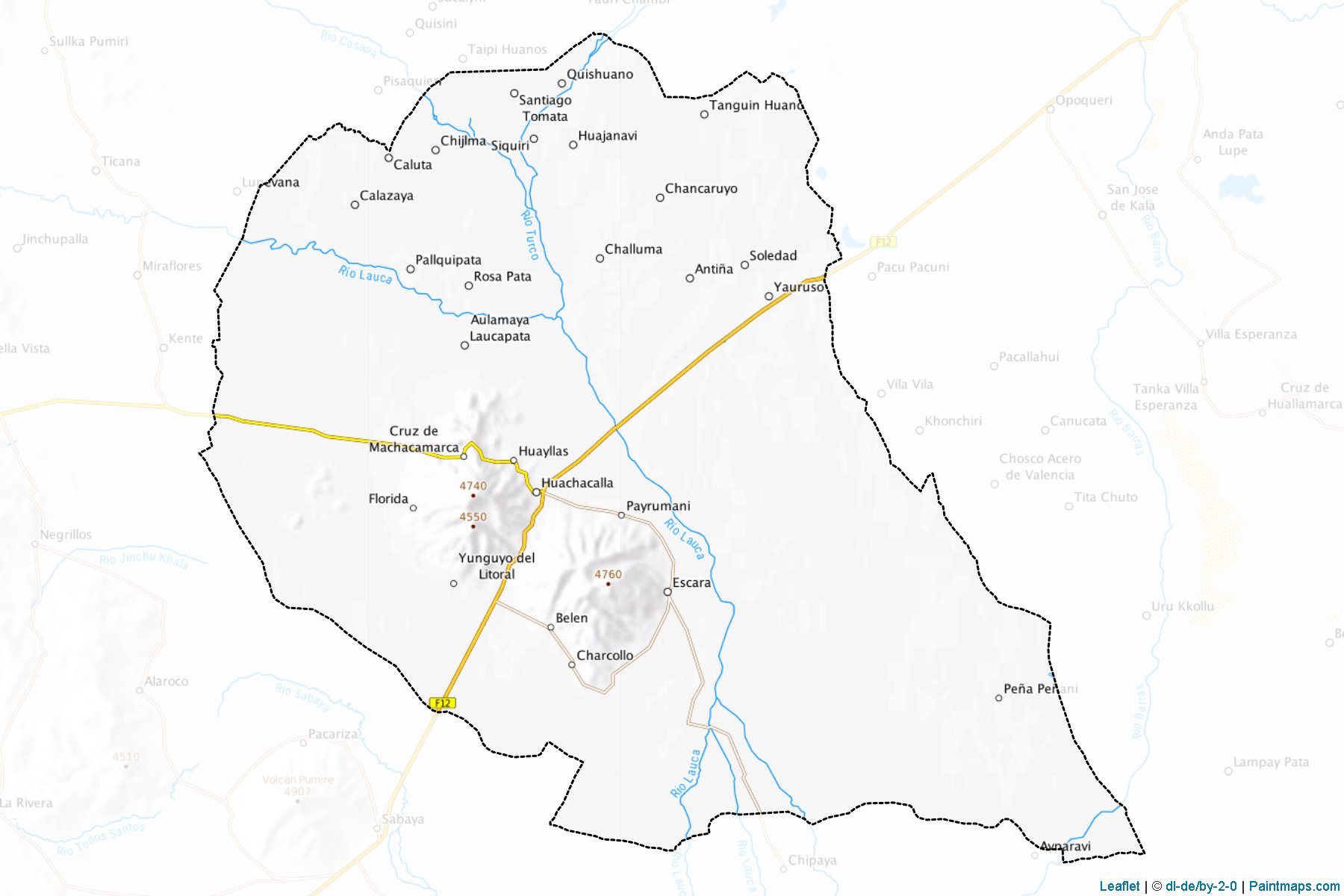 Litoral (Oruro) Map Cropping Samples-1