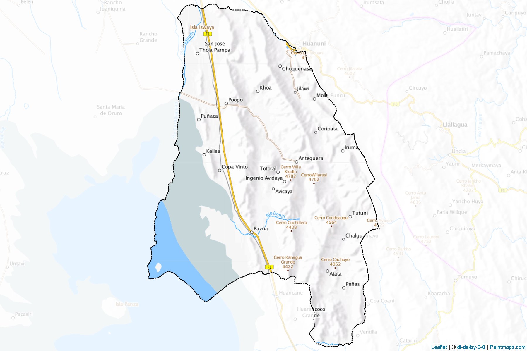 Muestras de recorte de mapas Poopo (Oruro)-1