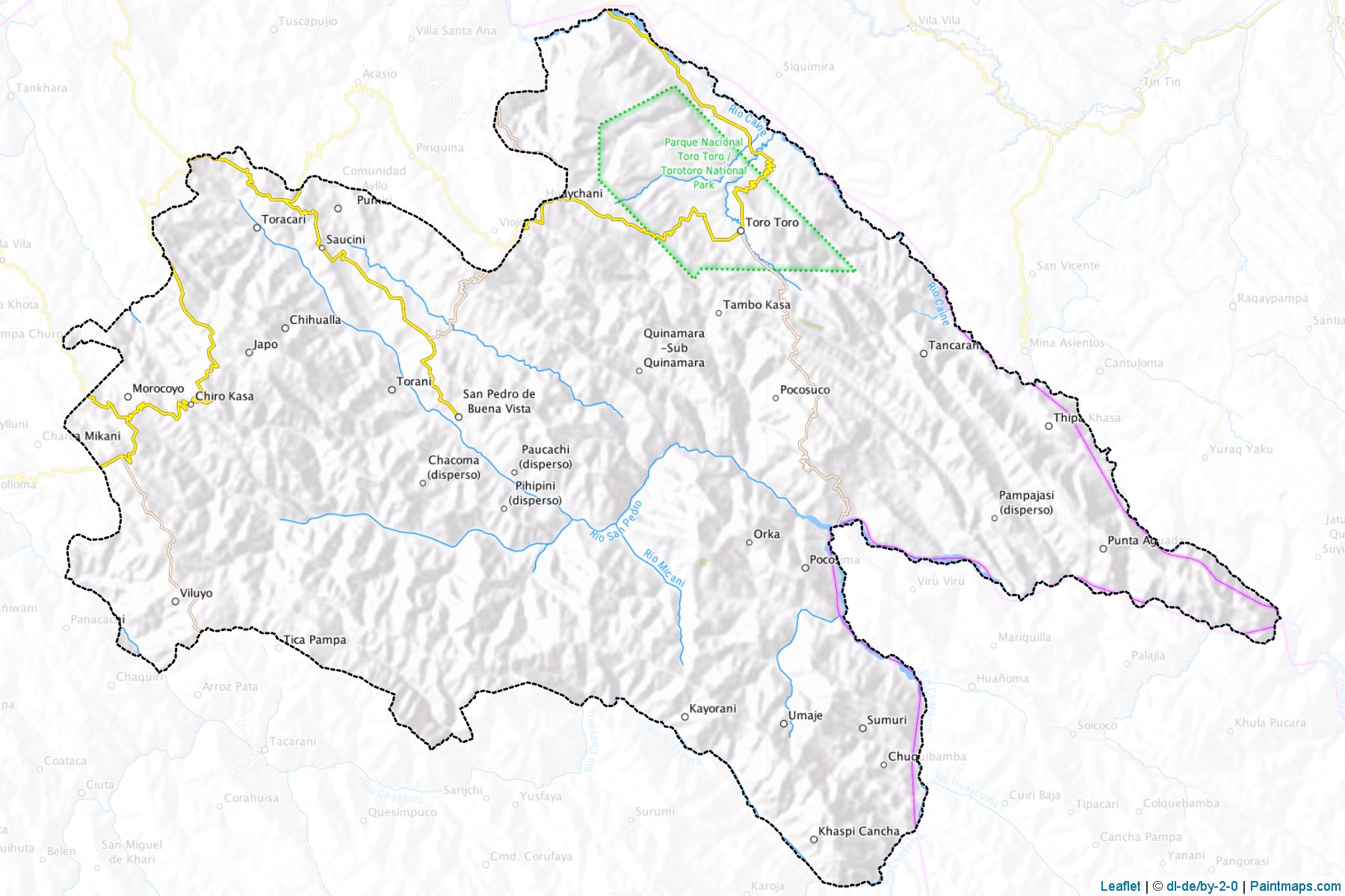 Muestras de recorte de mapas Charcas (Potosí)-1