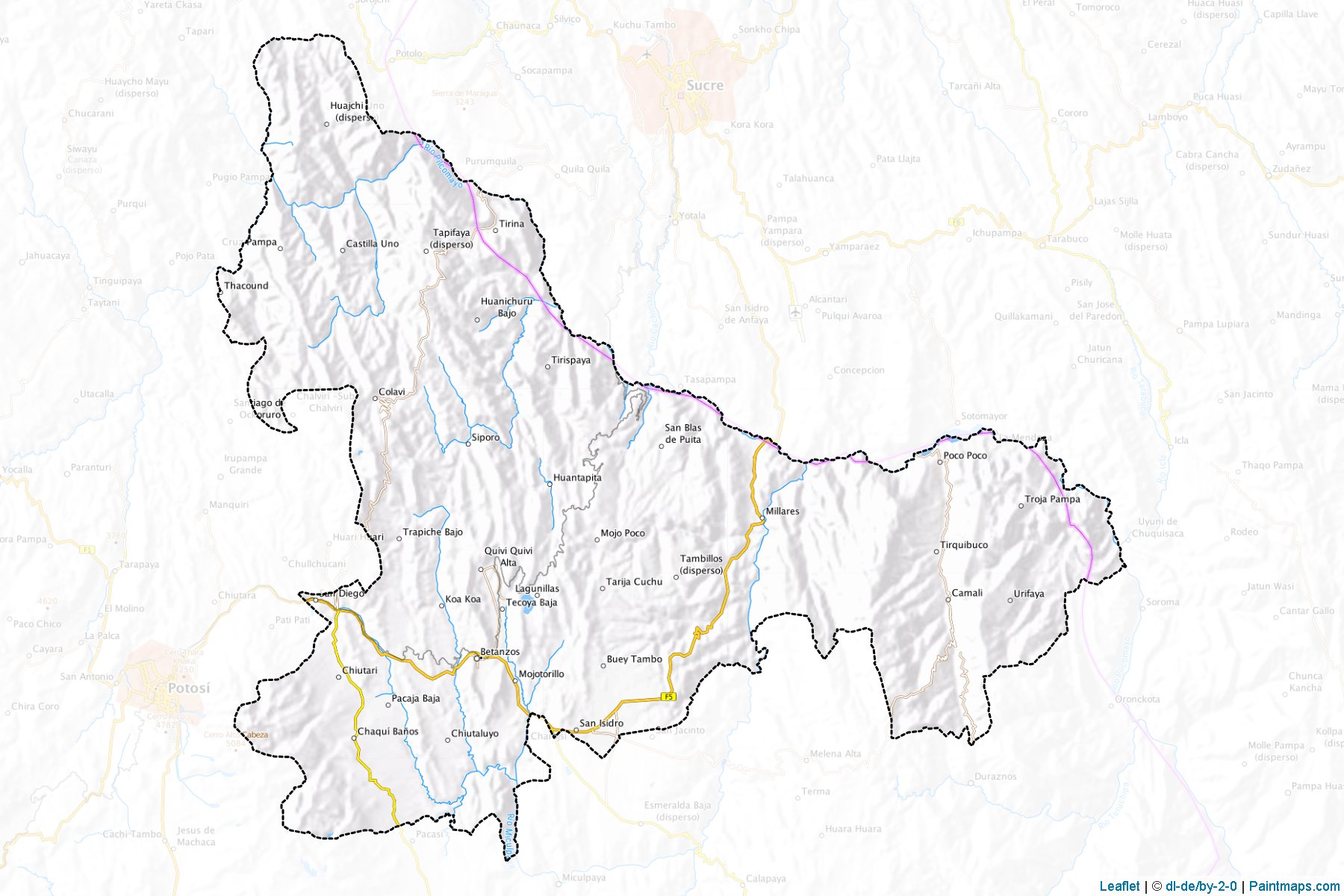 Cornelio Saavedra (Potosí) Map Cropping Samples-1