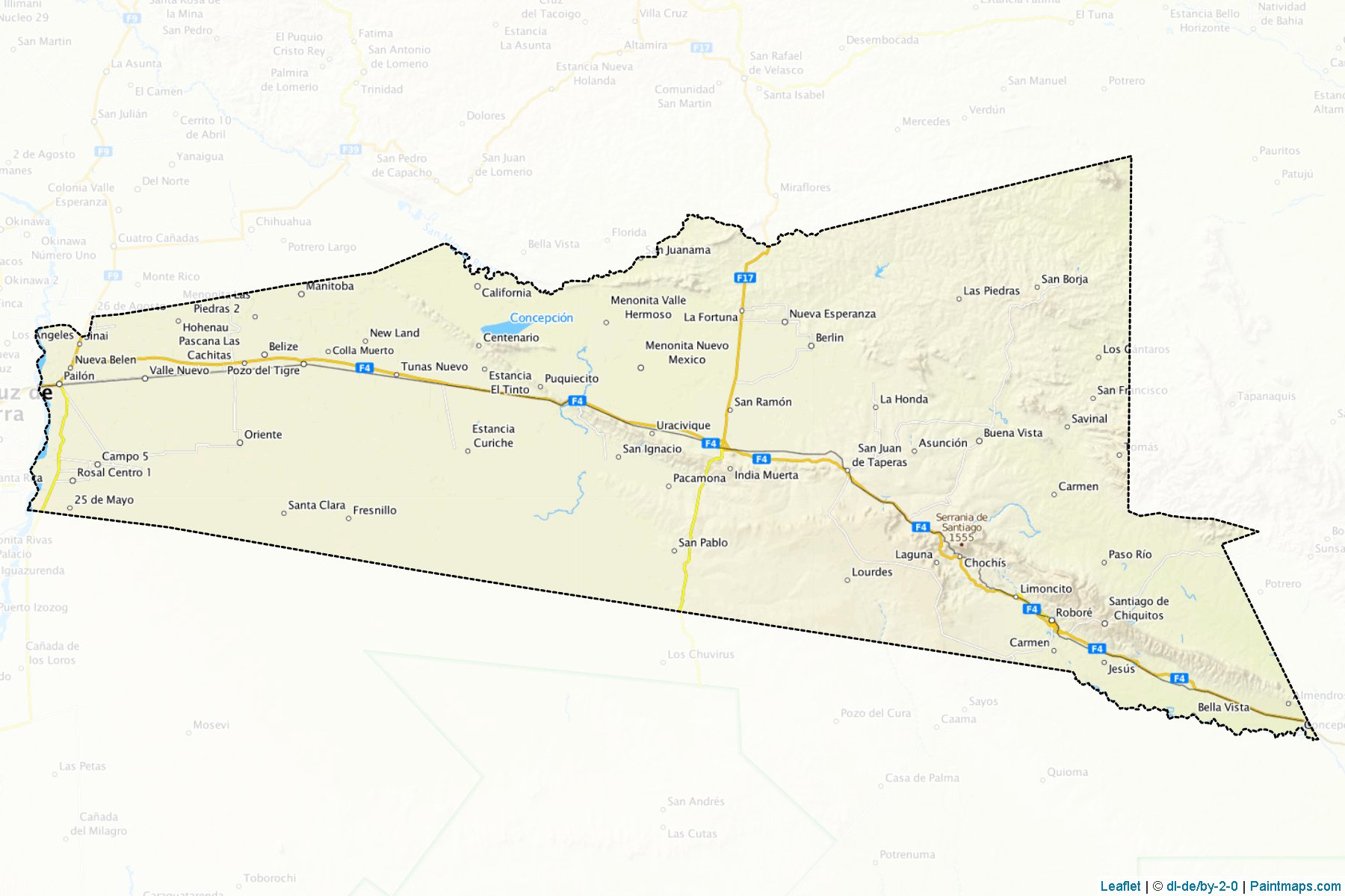 Muestras de recorte de mapas Chiquitos (Santa Cruz)-1