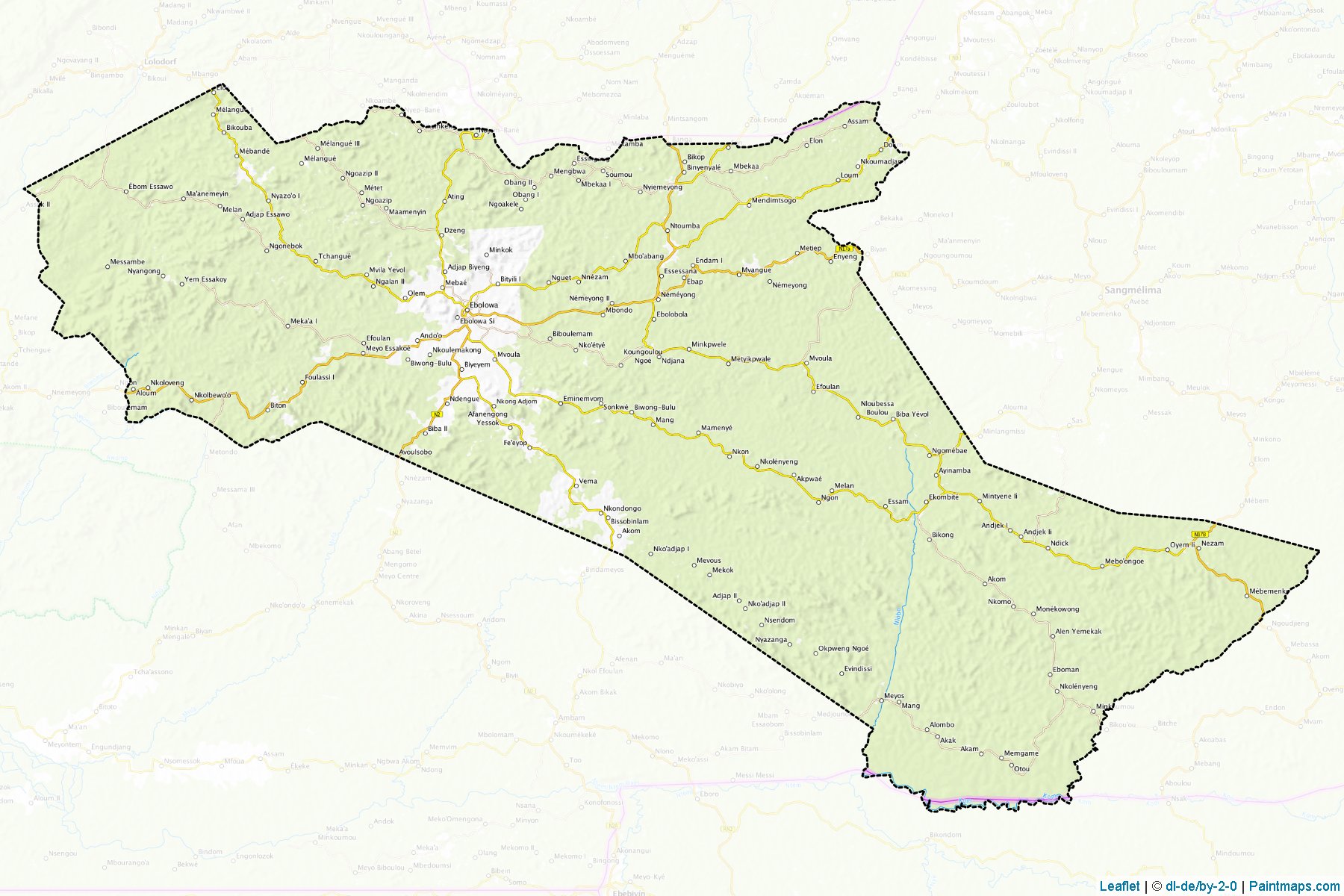 Mvila (Güney Bölgesi) Haritası Örnekleri-1