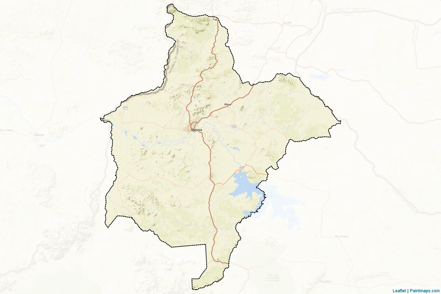 Muestras de recorte de mapas Benoue (Nord)-2