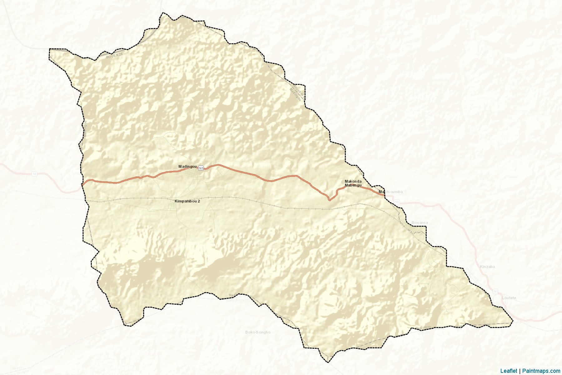 Madingou (Bouenza Department) Map Cropping Samples-2