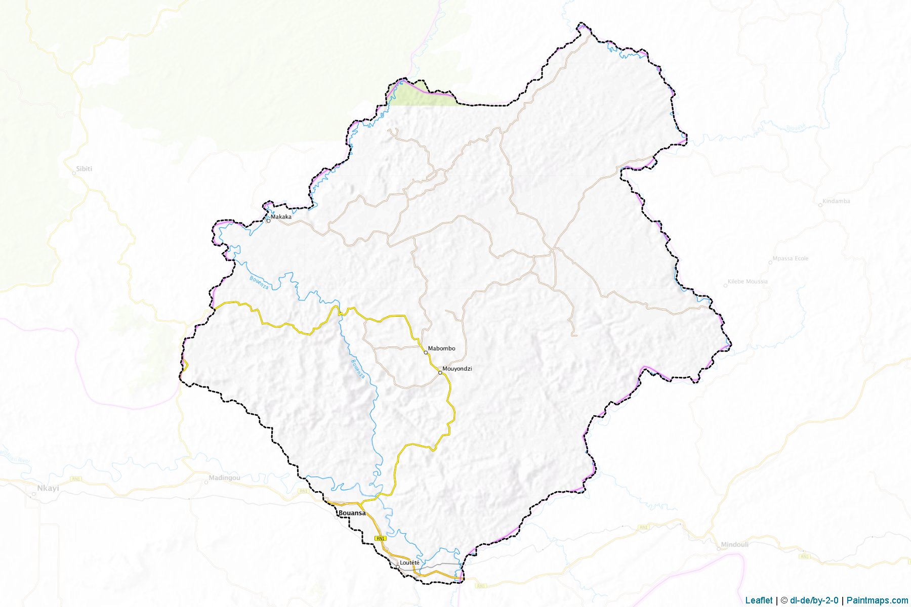 Muestras de recorte de mapas Mouyondzi (Bouenza)-1