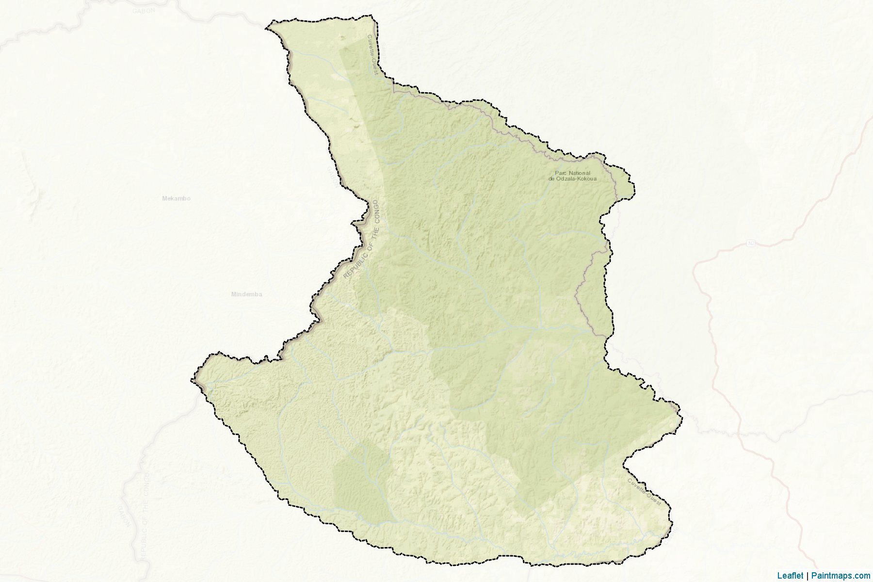 Mbomo (Cuvette-Ouest Department) Map Cropping Samples-2